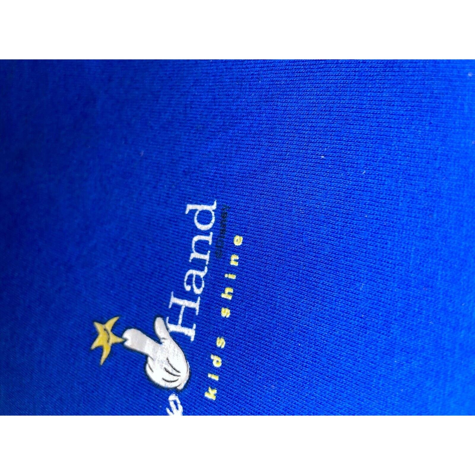 Disney Vintage Disney Promo Shirt Hand Helping Kids Shine Blue XL Size US XL / EU 56 / 4 - 7 Thumbnail