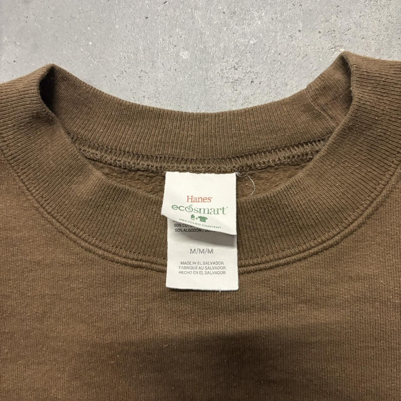 Japanese Brand × Vintage Crazy Vintage Y2K/2000s Brown Wake Spellout Streetwear Essential Crewneck! Size US M / EU 48-50 / 2 - 6 Thumbnail
