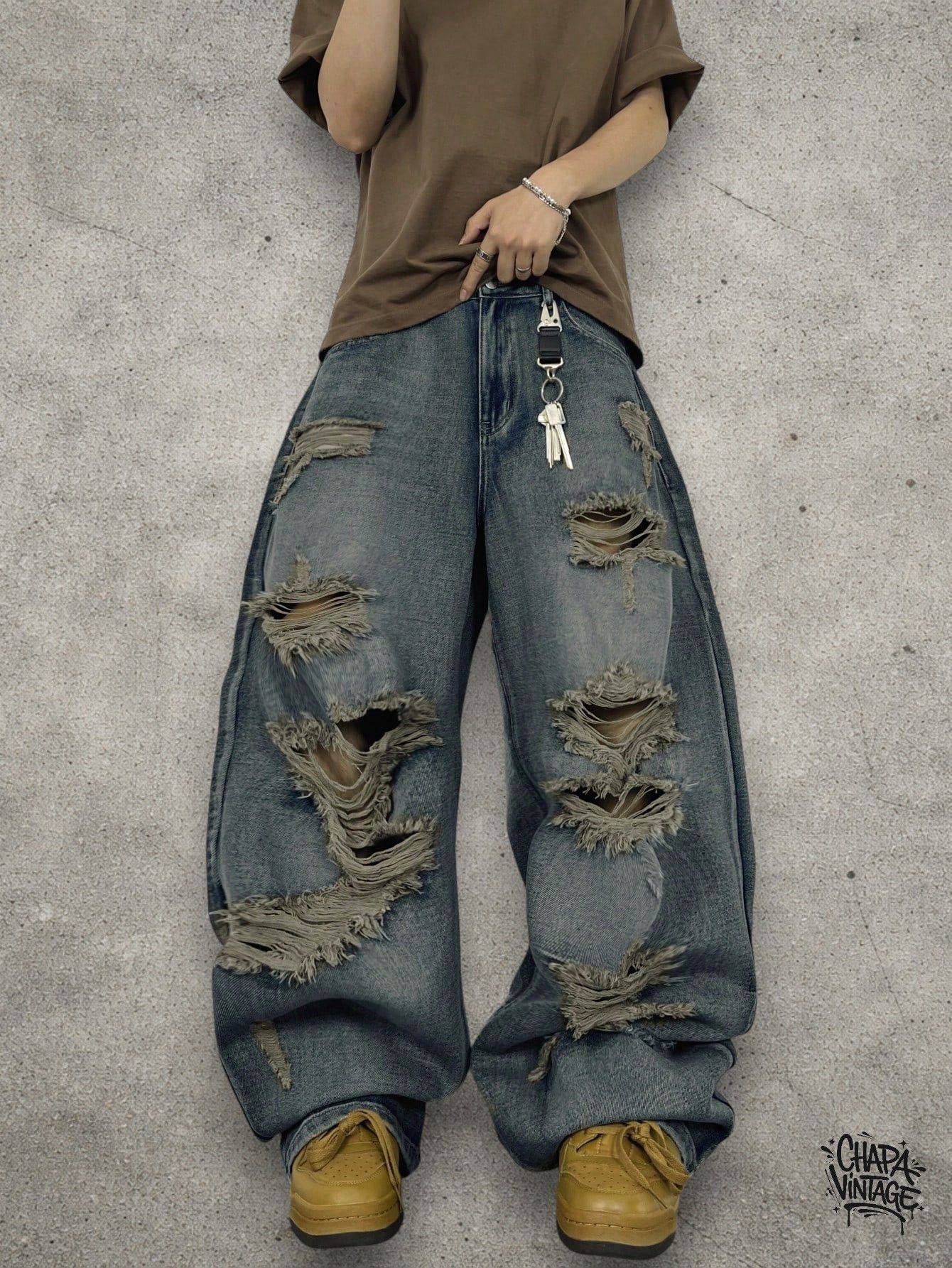 Japanese Brand Ripped opium jeans Size US 32 / EU 48 - 4 Thumbnail