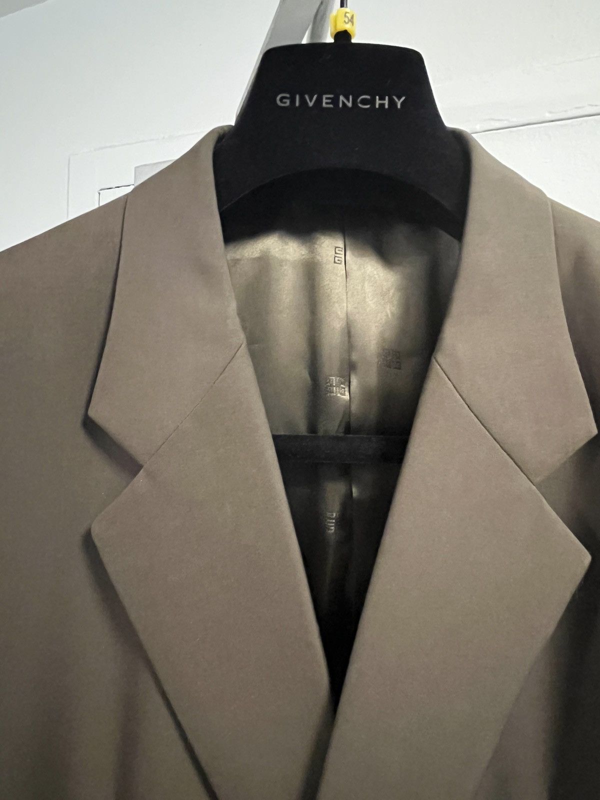 Givenchy RARE $3000 Khaki Green U-Lock Blazer 54 Size 44R - 3 Thumbnail