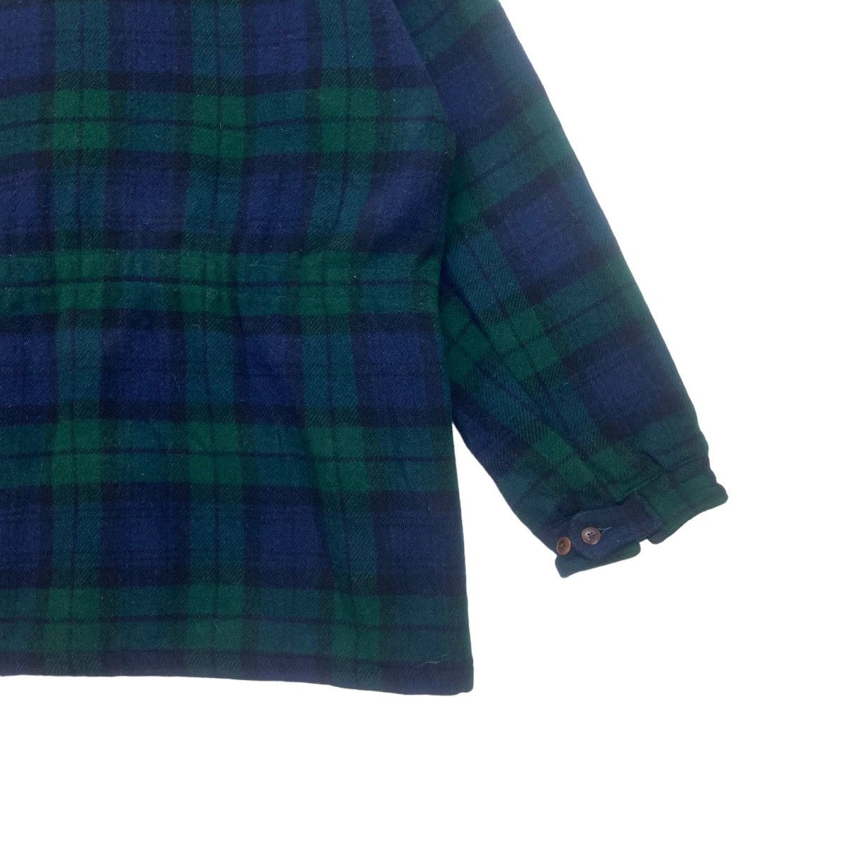 Polo Ralph Lauren Vtg PRL Checkered Plaid Tartan Wool Heavy Coat Size US L / EU 52-54 / 3 - 10 Thumbnail