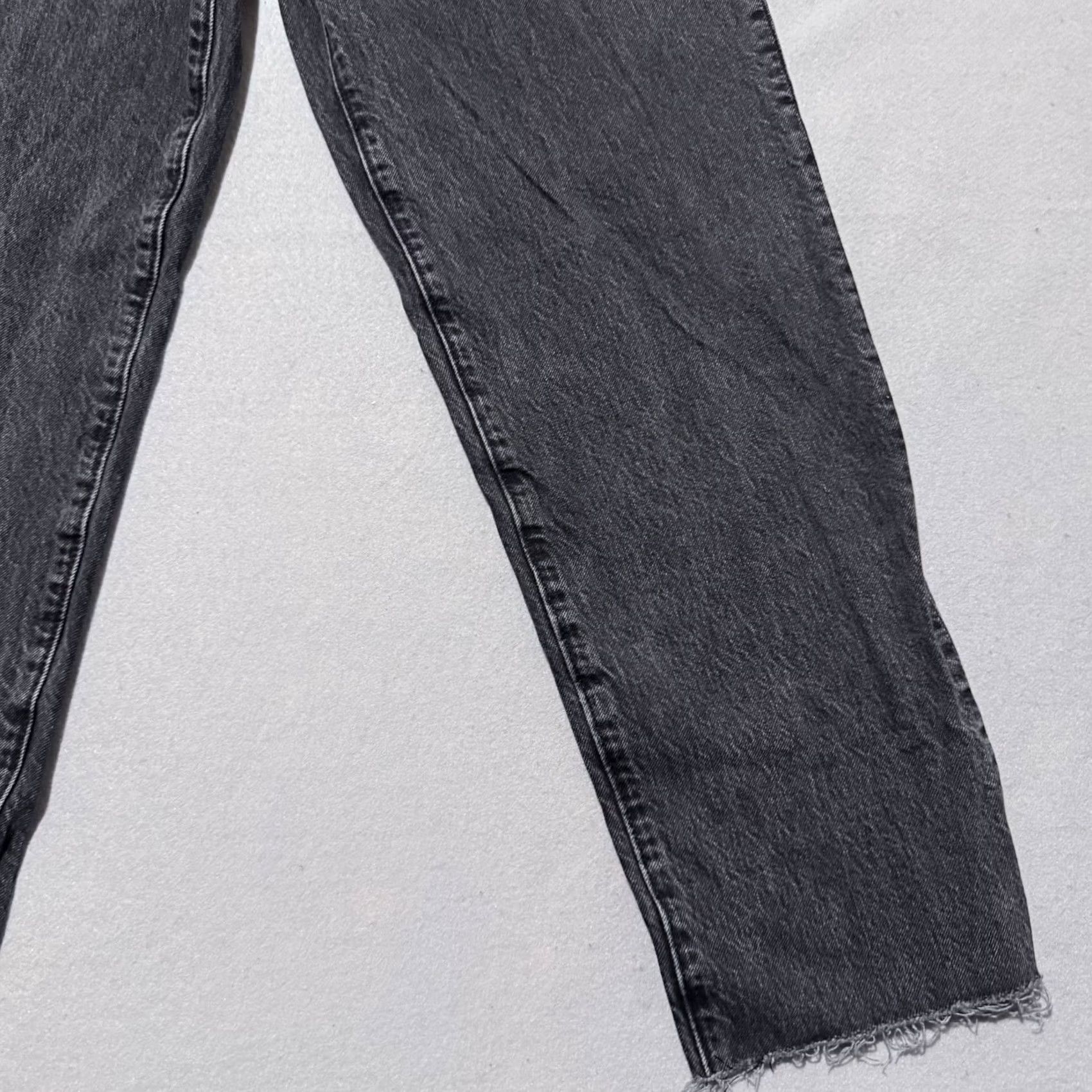 Abercrombie & Fitch Abercrombie & Fitch Mom Paperbag Jeans Womens Denim High Rise Frayed Tapered - 2 Size 26" / US 2 / IT 38 - 6 Thumbnail