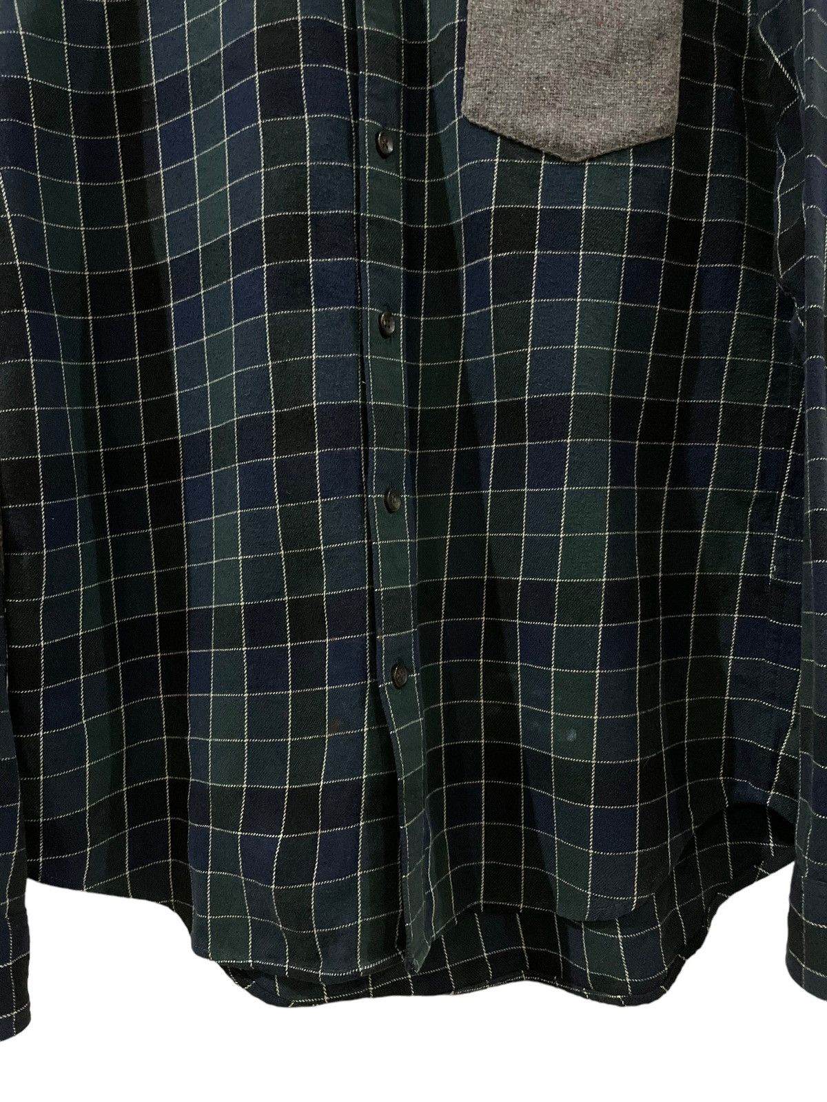 Flannel × Japanese Brand Vintage Graniph Travis Scott Style Tartan Plaid Flannel Size US M / EU 48-50 / 2 - 4 Thumbnail