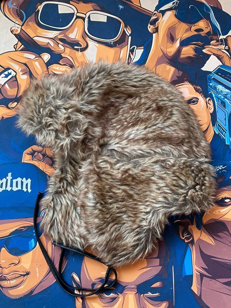Other y2K Archival Fuzzy Fur Mohair Japan style Trapper Cap Hat Size ONE SIZE - 1 Thumbnail