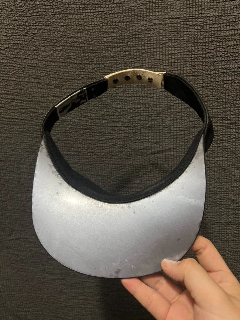 Rick Owens rick owens 15ss Mirror Cowhide Waxed Cowboy Sun Hat 2502-N Size ONE SIZE - 2 Thumbnail