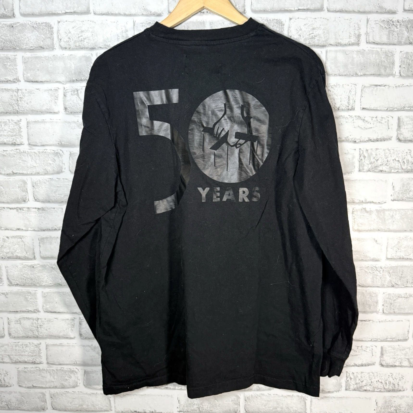 Vintage VINTAGE The Godfather 50 Years Black Graphic Long Sleeve Shirt Mens Size L Size US L / EU 52-54 / 3 - 5 Thumbnail