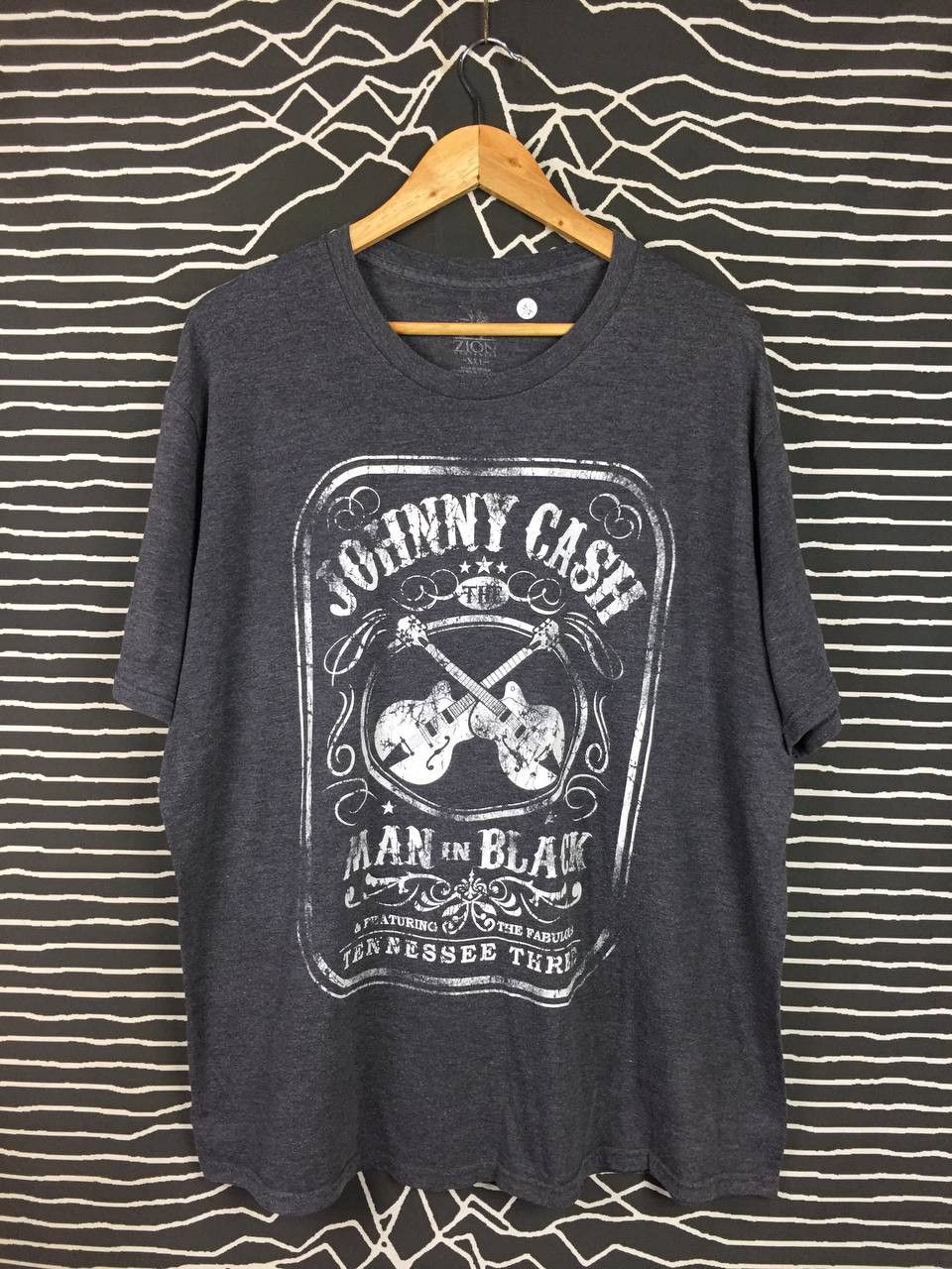 Band Tees × Zion Rootswear Johnny Cash Man In Black Tennessee Three Zion Rootswear Tee Size US XXL / EU 58 / 5 - 2 Thumbnail