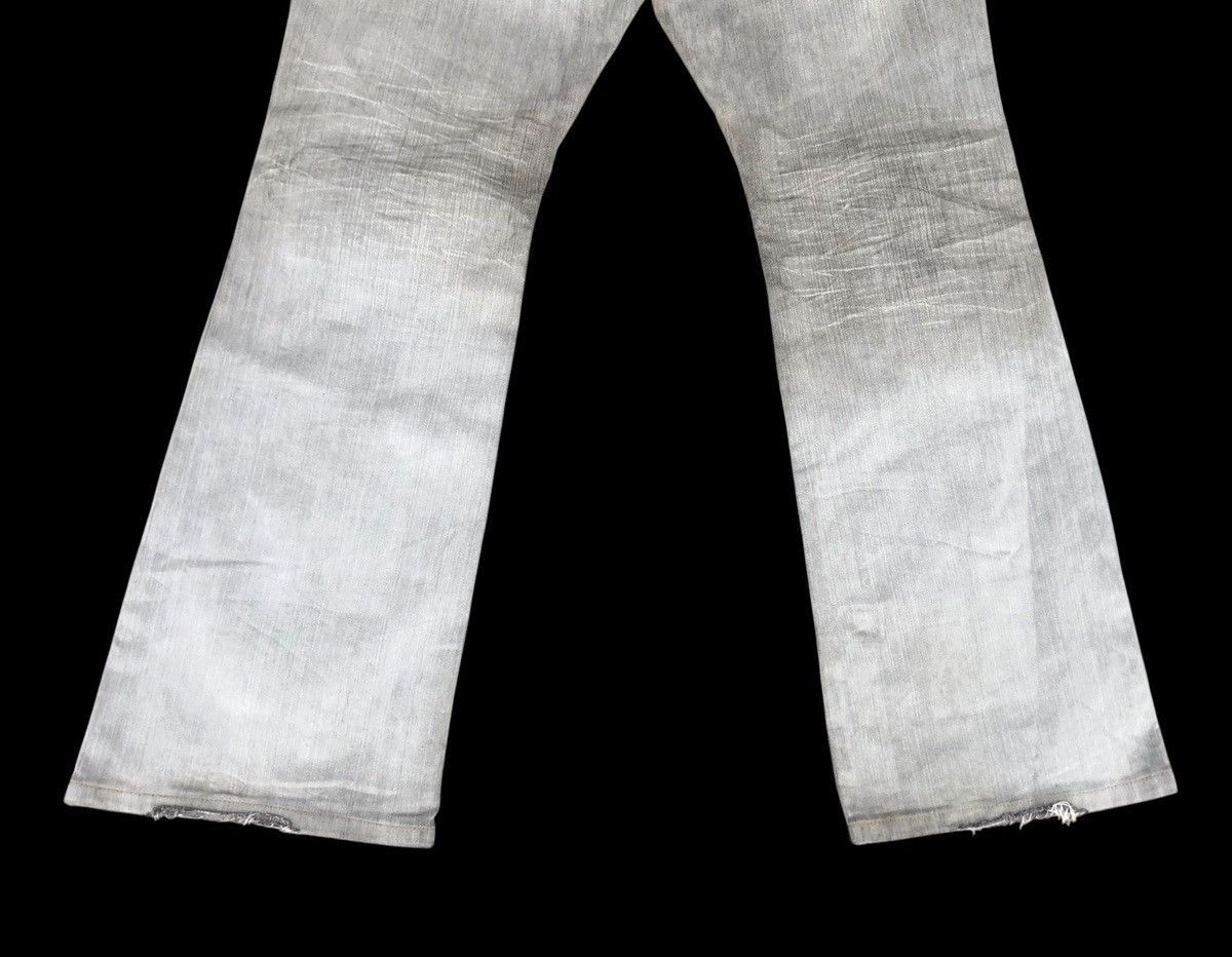 If Six Was Nine × Japanese Brand 🔥Mega Rare🔥A.S.M Acid Washed Flare Jeans Size US 30 / EU 46 - 4 Thumbnail