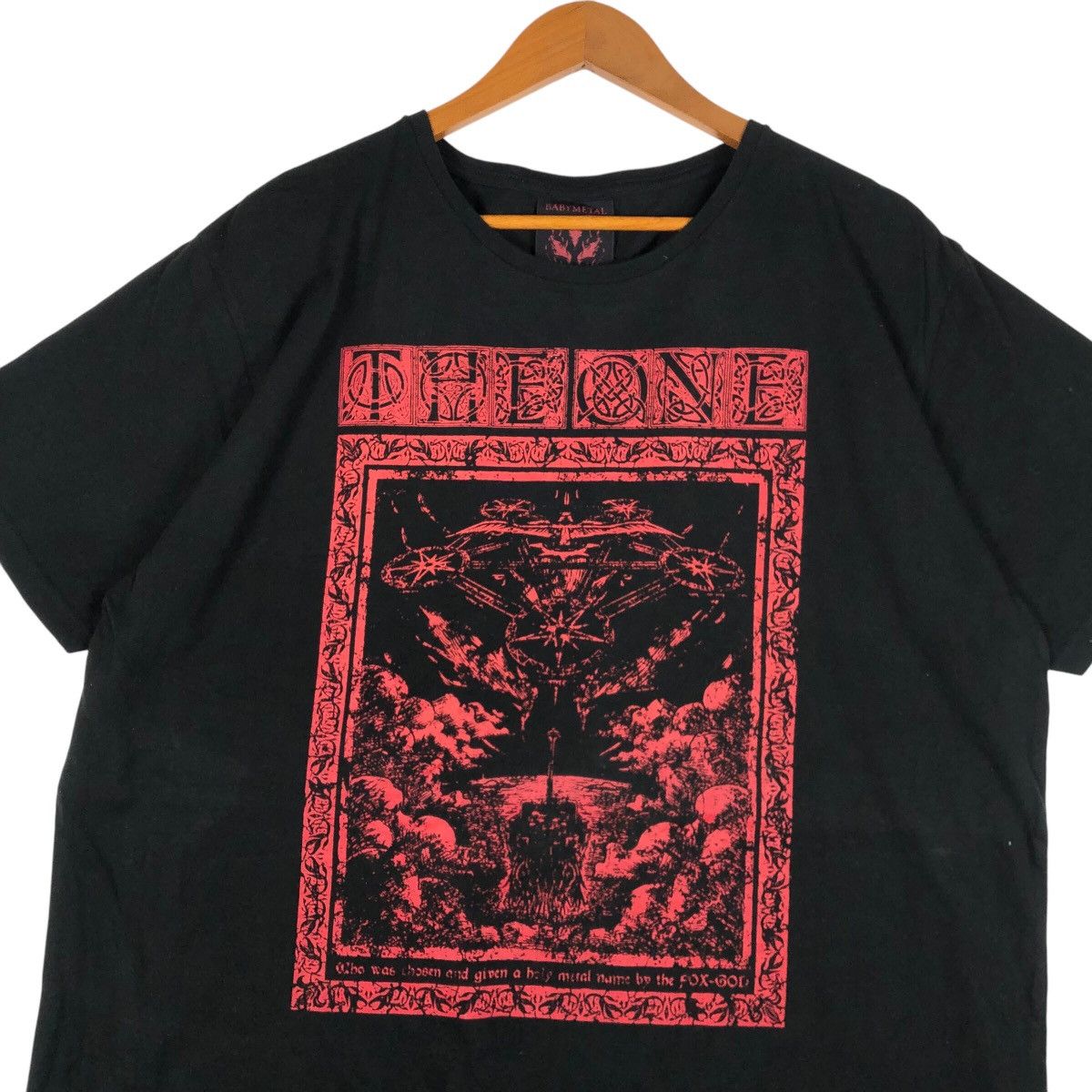 Band Tees × Japanese Brand BABY METAL The One Japanese Band T-Shirt Size US XL / EU 56 / 4 - 3 Thumbnail