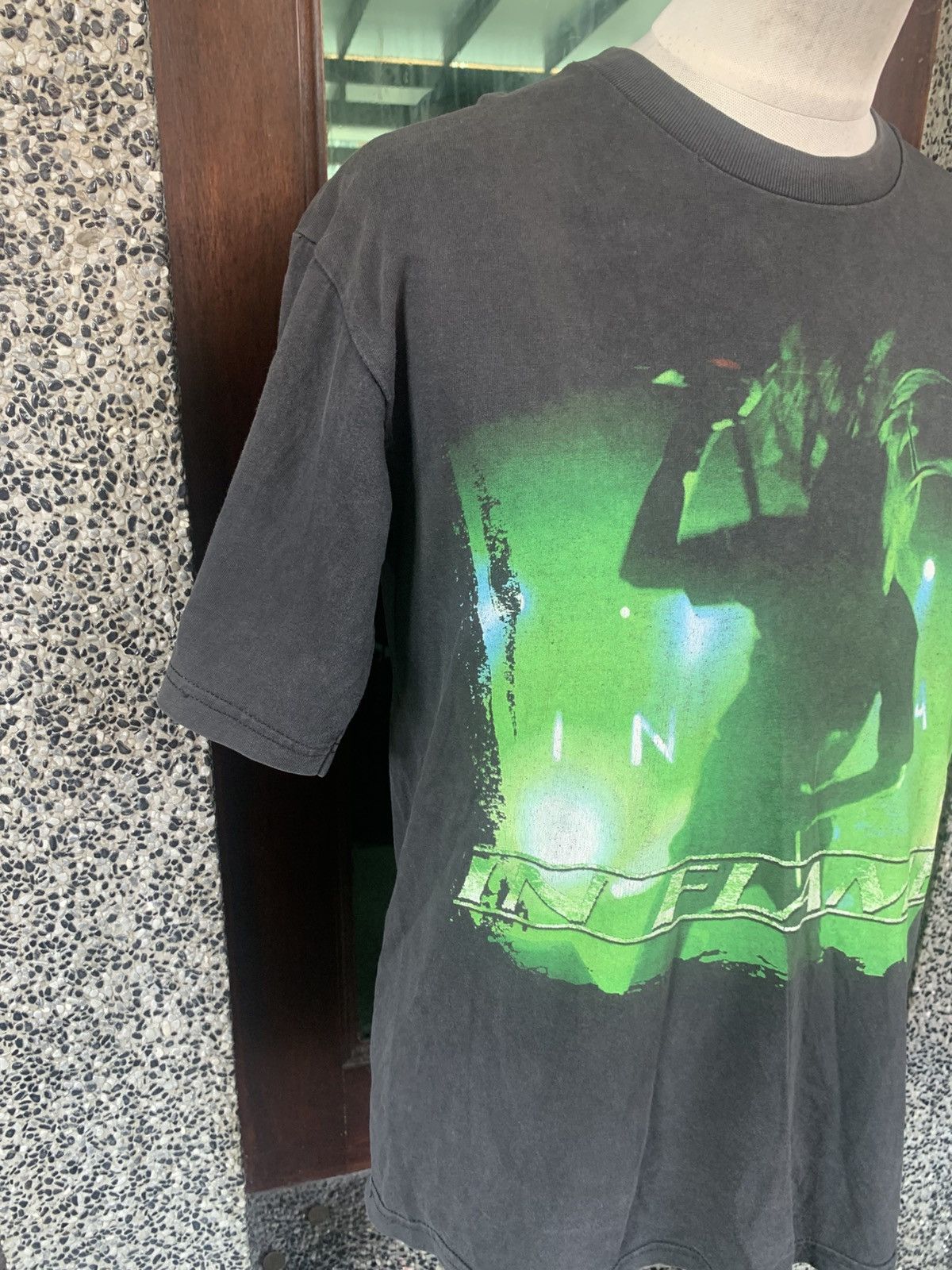 Band Tees × Vintage Vintage 2005 In Flames Heavy Metal Band T shirt Size US M / EU 48-50 / 2 - 5 Thumbnail