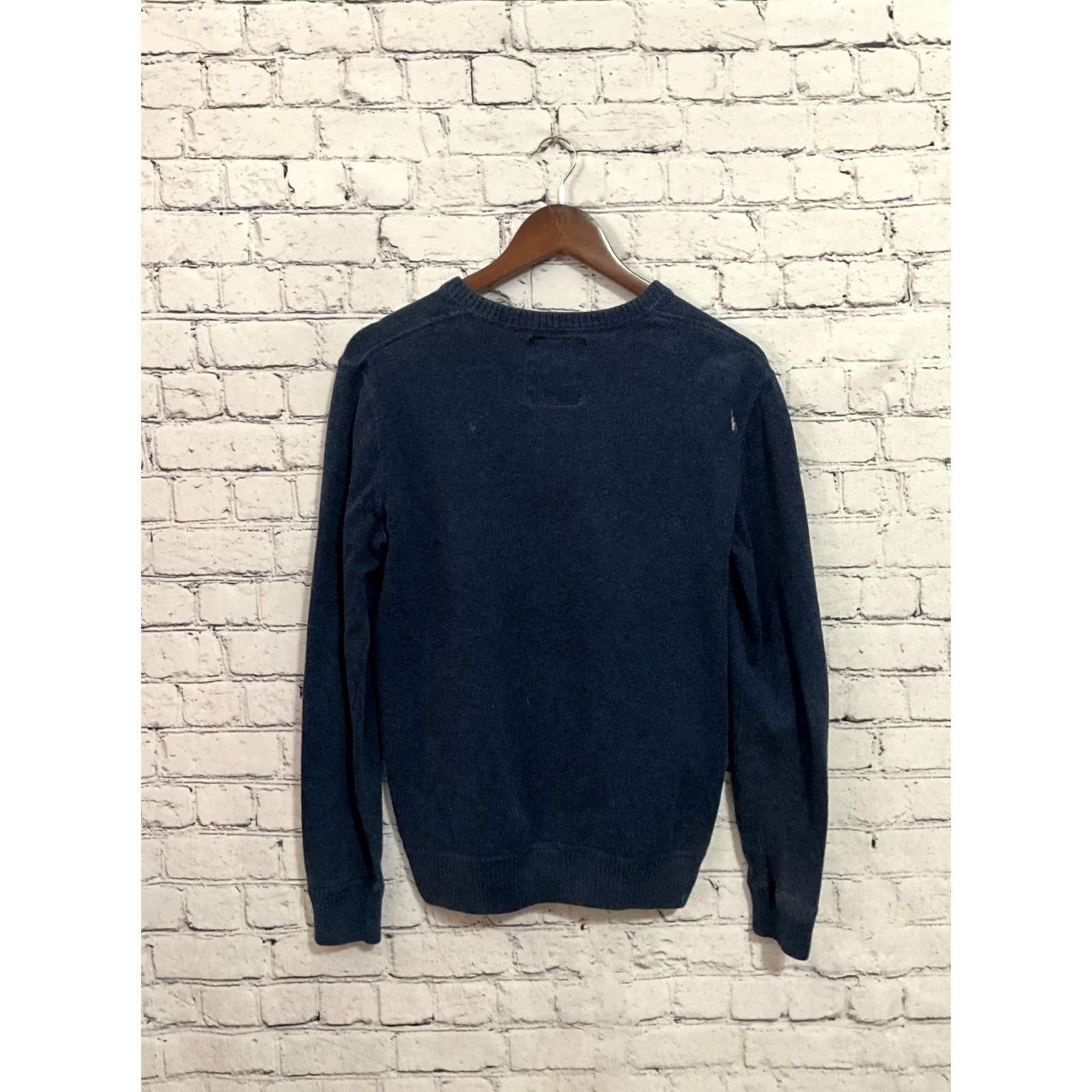 American Eagle Outfitters American Eagle Outfitters Sweater Shirt Men V-Neck Knit Blue S Regular Size US S / EU 44-46 / 1 - 4 Thumbnail