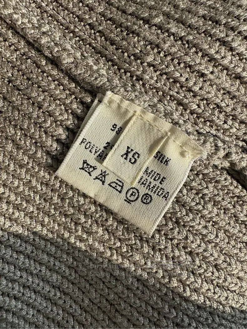 Hermes Hermes Silk Slim Fit Crew Neck Knit Top, Grey Size XS / US 0-2 / IT 36-38 - 9 Thumbnail