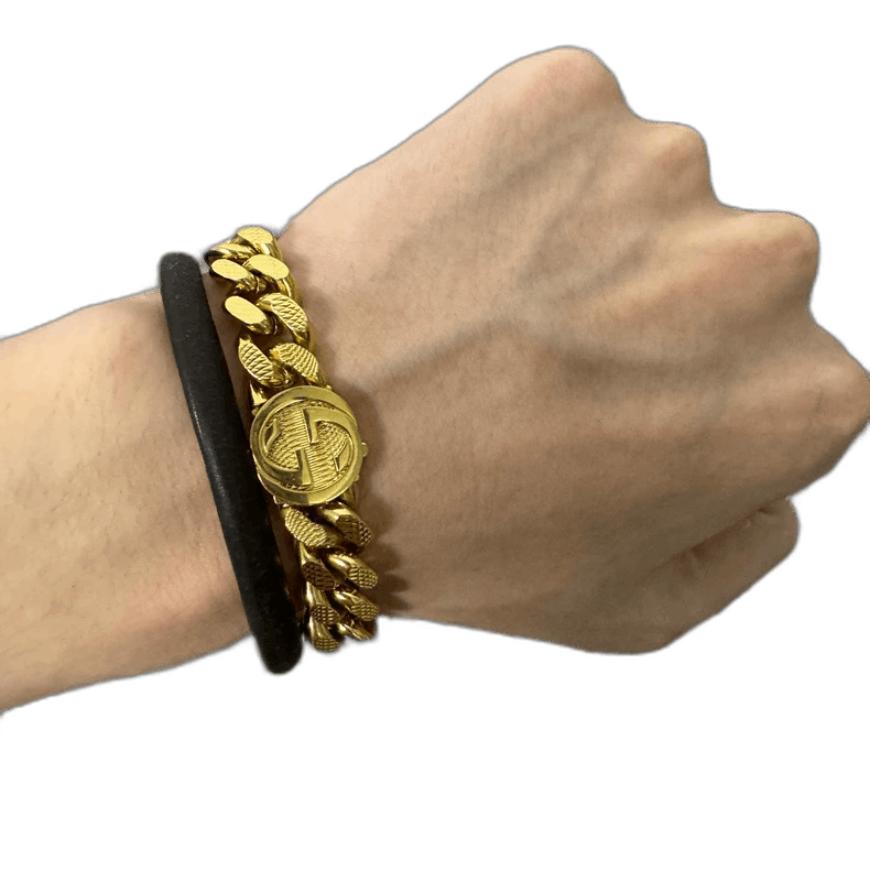 Gucci gucci double g gold bracelet for men Size ONE SIZE - 1 Thumbnail