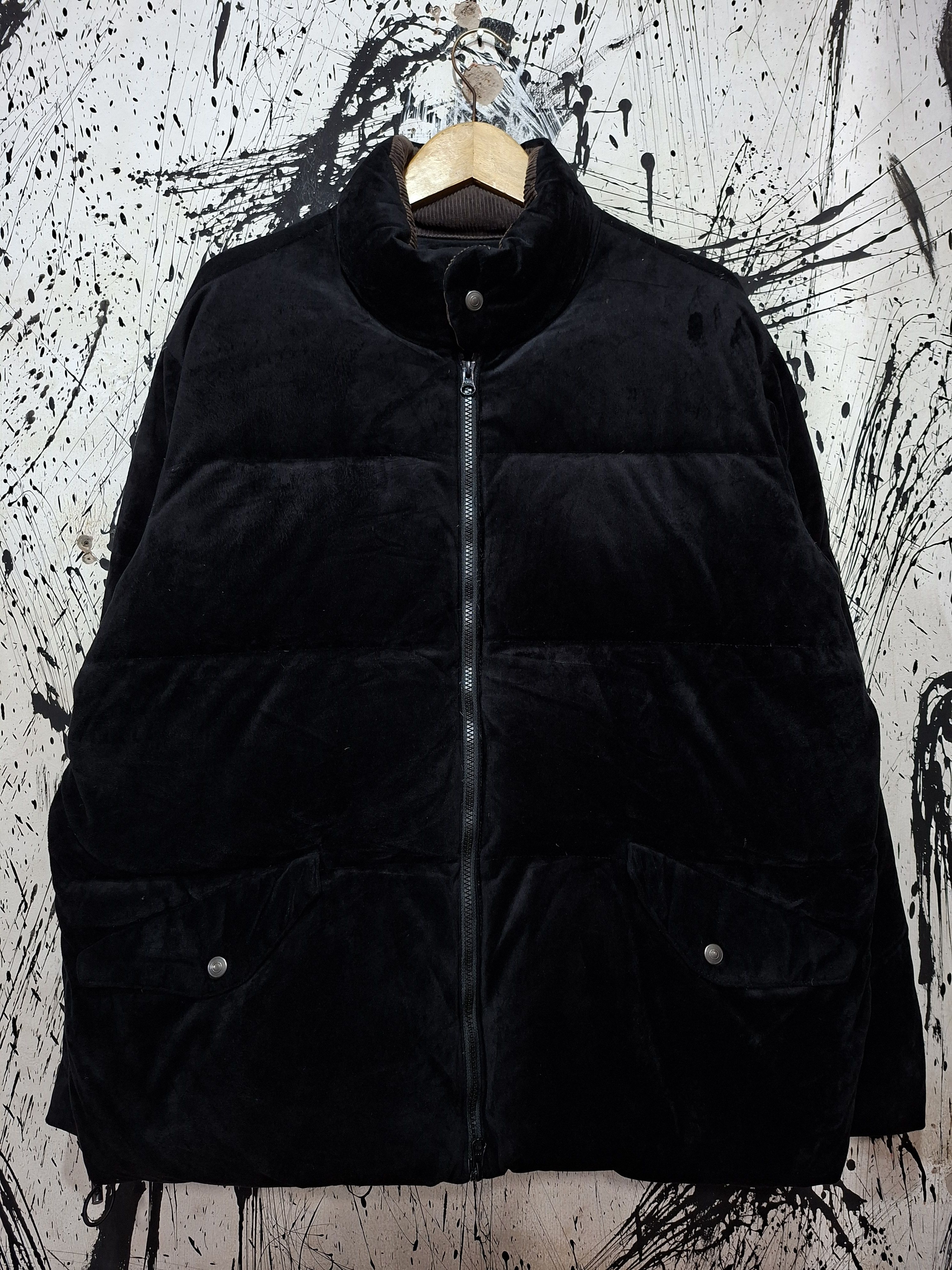 FRIMZWORKS PUFFER VELVET GOOSE DOWN JACKET