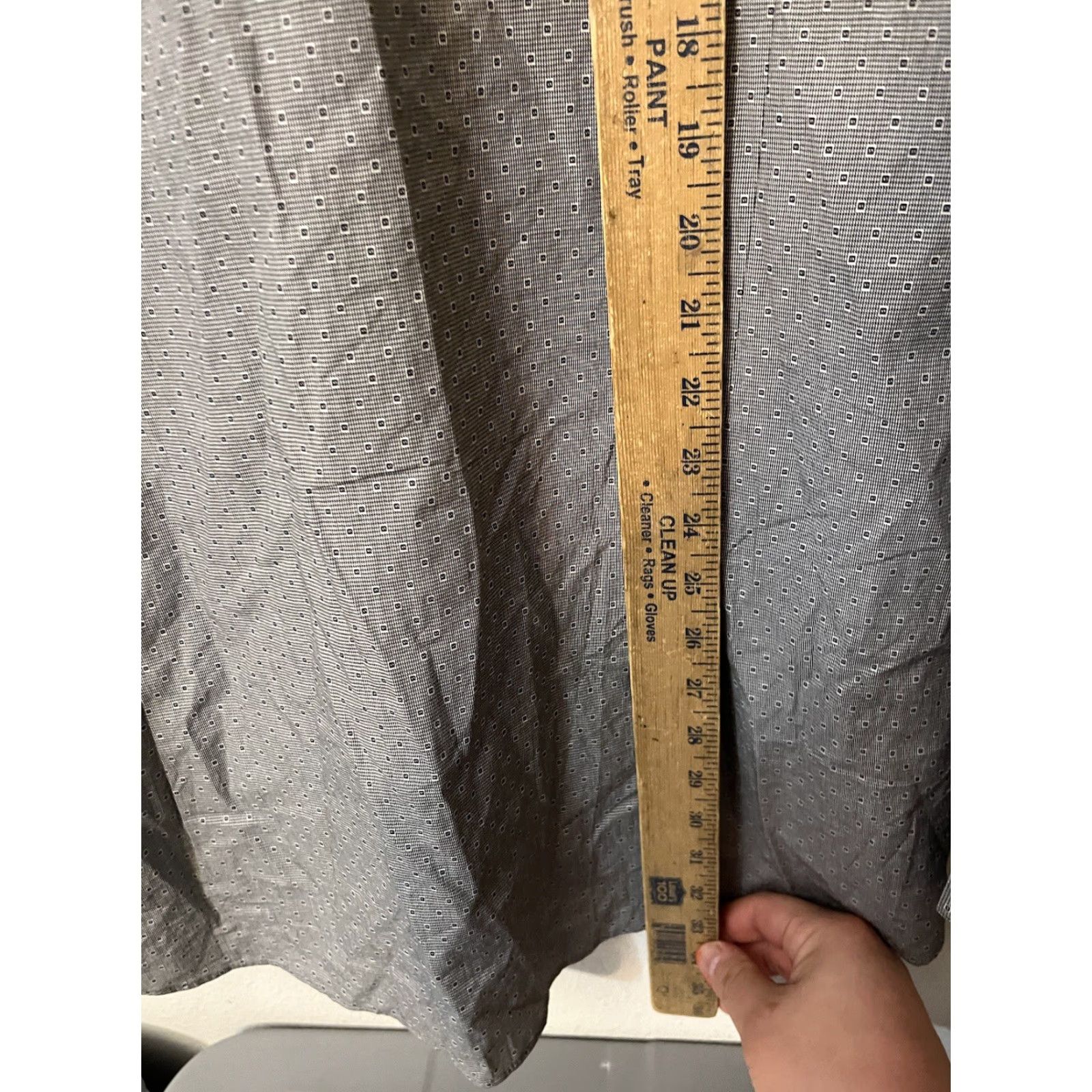 Kenneth Cole KENNETH COLE Shirt Mens 18 Gray Geometric Slim Fit Button-Up Size US XXL / EU 58 / 5 - 4 Thumbnail