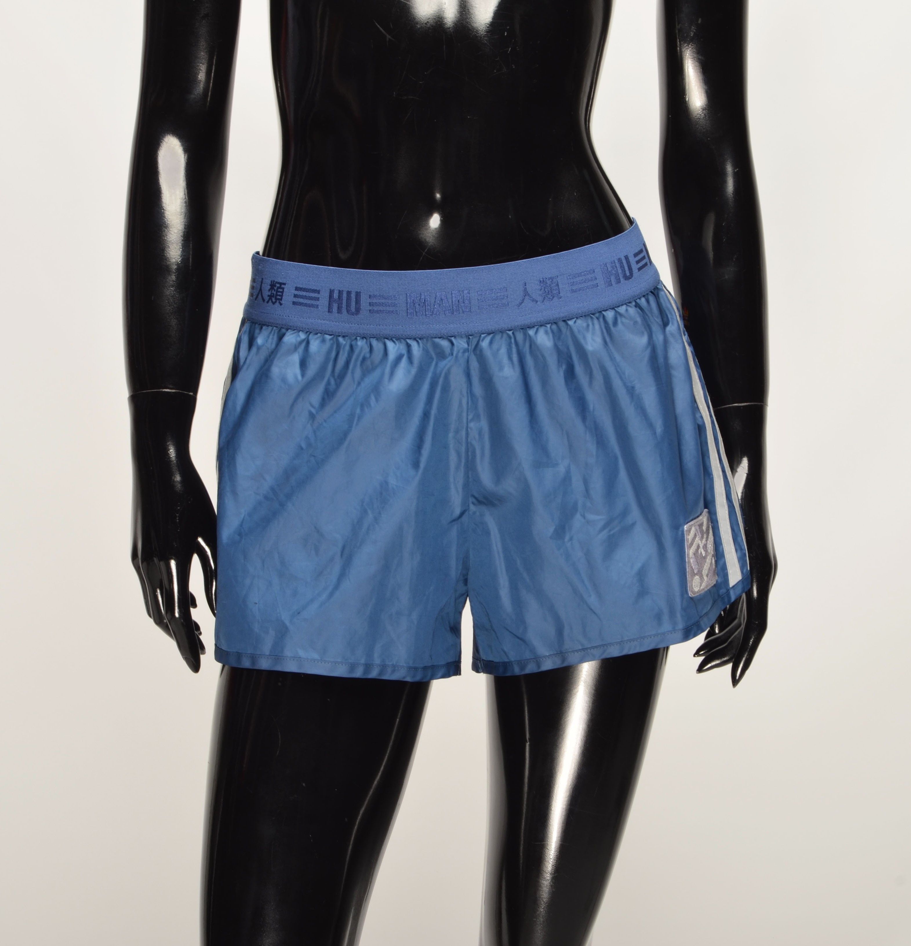 Adidas × Pharrell Adidas Pharrell Williams Humanrace Blue Running Short Shorts Size 27" / US 4 / IT 40 - 2 Thumbnail