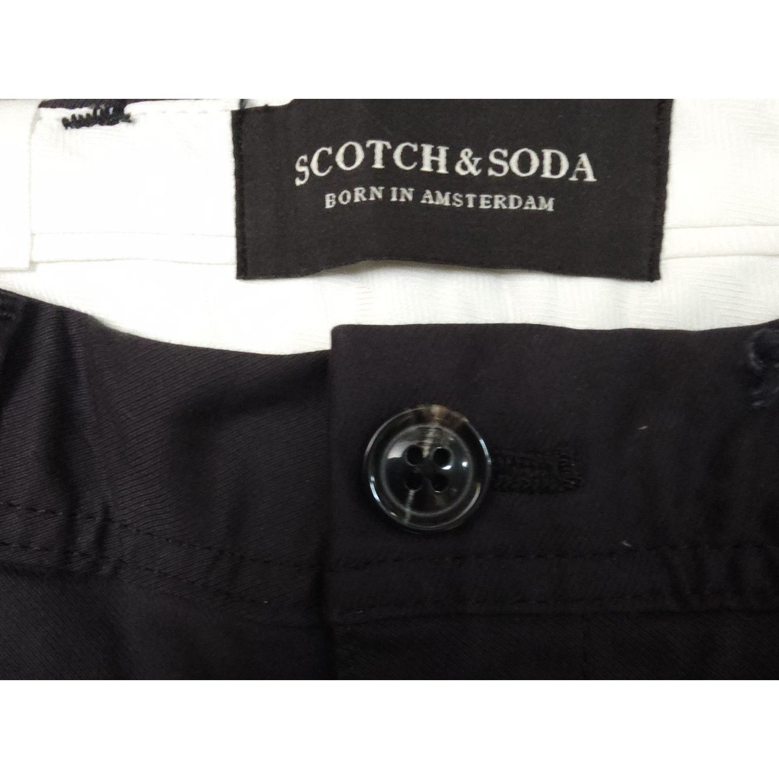 Scotch & Soda Scotch & Soda Pants Mens Mott Super Slim Chinos Dark Gray 29 Size US 29 - 5 Thumbnail