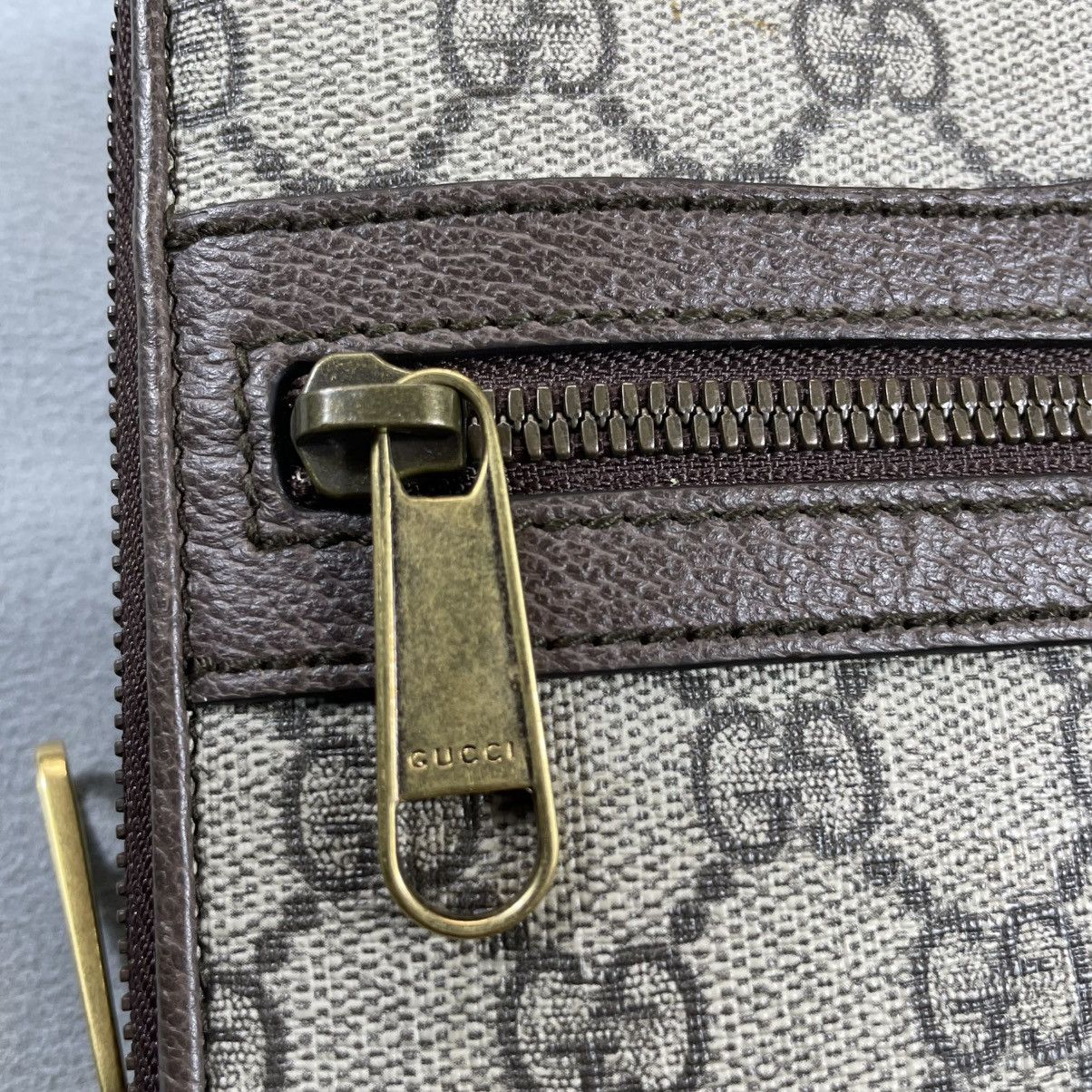 Gucci Ophidia Double Zip Crossbody Bag GG Coated Canvas Small Size ONE SIZE - 4 Thumbnail