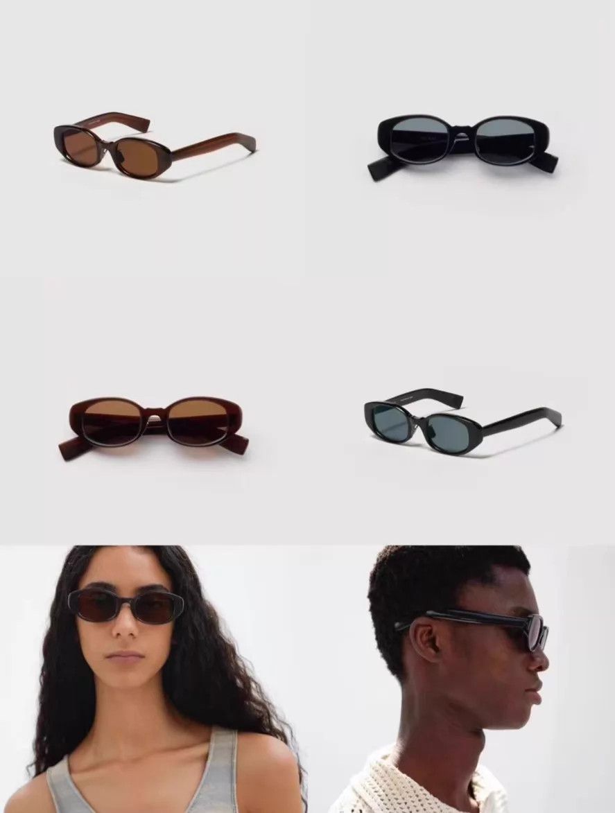 Auralee auralee eyevan x 2-tone metal/acetate sunglasses Size ONE SIZE - 1 Thumbnail