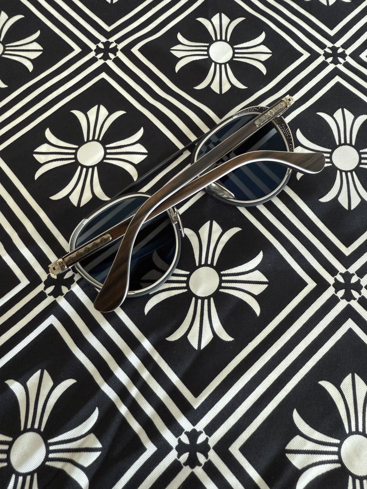 Chrome Hearts Preyank Wood Aviator Sunglasses Size ONE SIZE - 9 Thumbnail