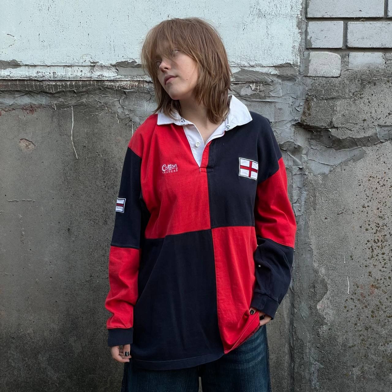 Vintage Vintage England Rugby League Long-sleeve T-shirts Cotton 90s Size US L / EU 52-54 / 3 - 1 Thumbnail