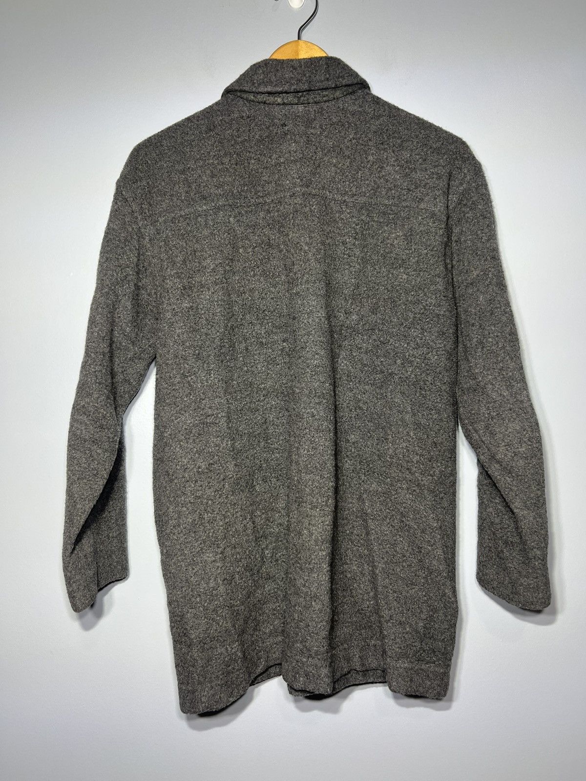 J.Crew J Crew Jacket Mens S Grey Wool Blend Shirt Jacket Chore Coat Size US S / EU 44-46 / 1 - 3 Thumbnail