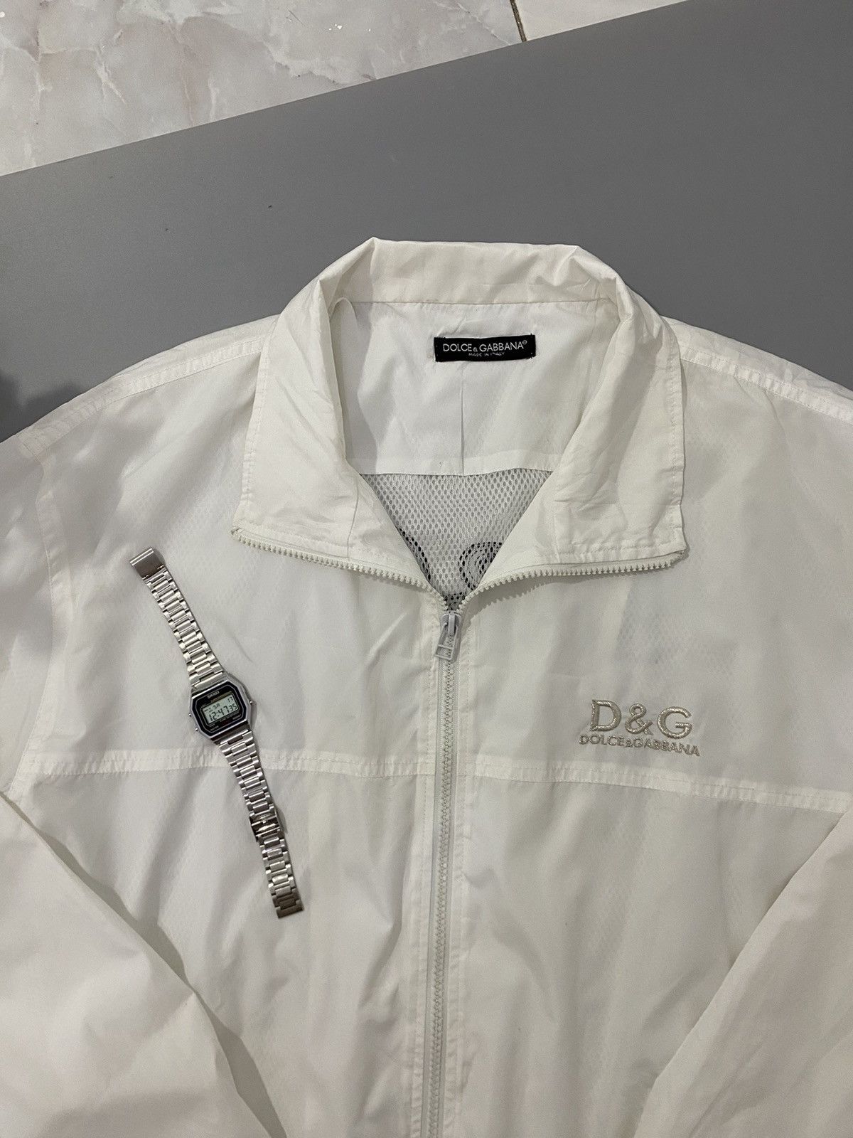 Dolce & Gabbana × Vintage 💥Backhit💥Dolce & Gabbana Track Jacket Size US XL / EU 56 / 4 - 5 Thumbnail
