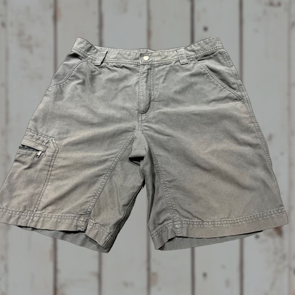 Vintage Koppen Mens Cargo Shorts Gray Cotton Blend Flat Front Pockets 34 Men's Summer Warm Weather Size US 34 / EU 50 - 1 Thumbnail