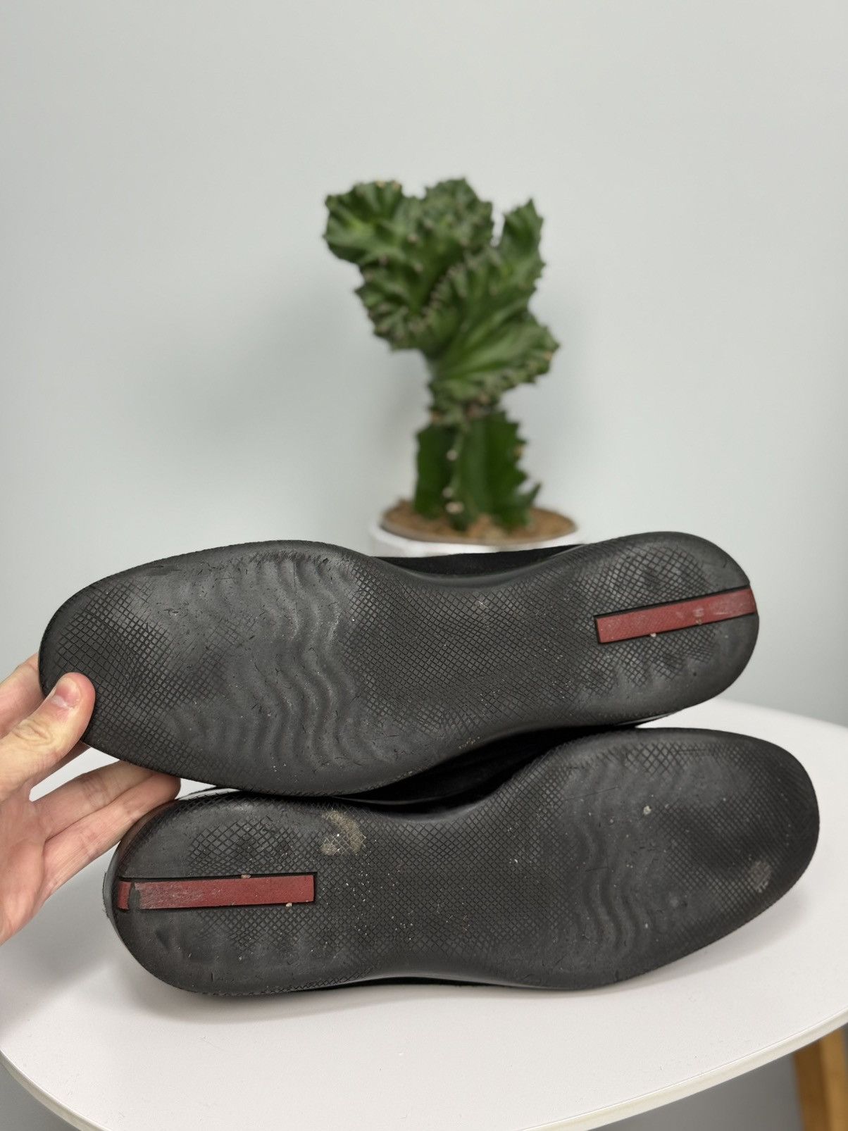 Prada PRADA Suede Loafers Black shoes Car Size US 11 / EU 44 - 13 Thumbnail