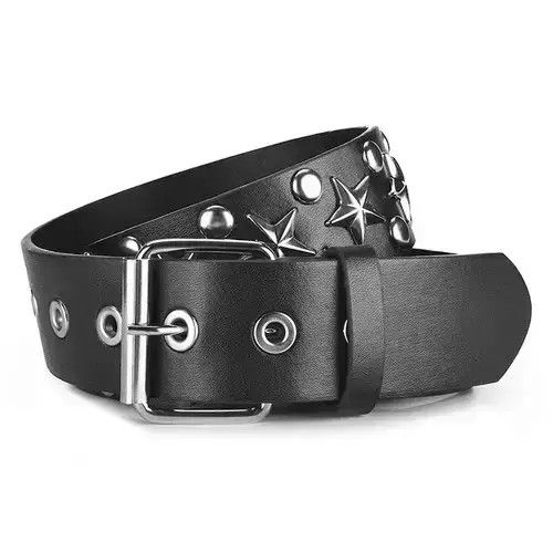 Other Pin Buckle Versatile Punk Belt Size 30 - 7 Thumbnail