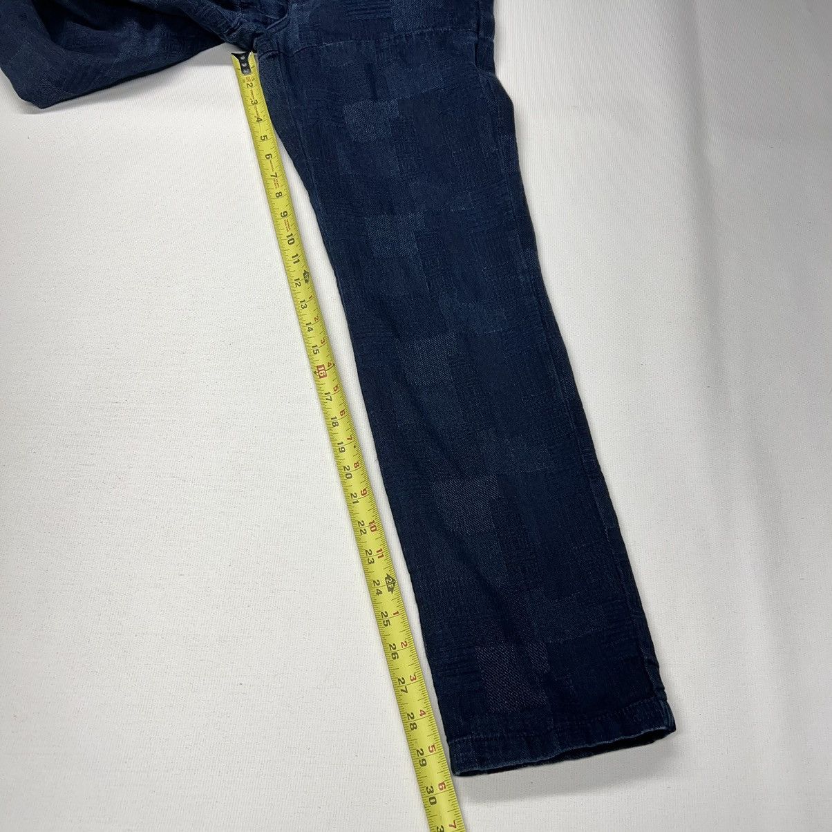 Other Nifty Genius Pants Blue Patch Chino Dress Button Navy Casual Size US 28 / EU 44 - 17 Thumbnail