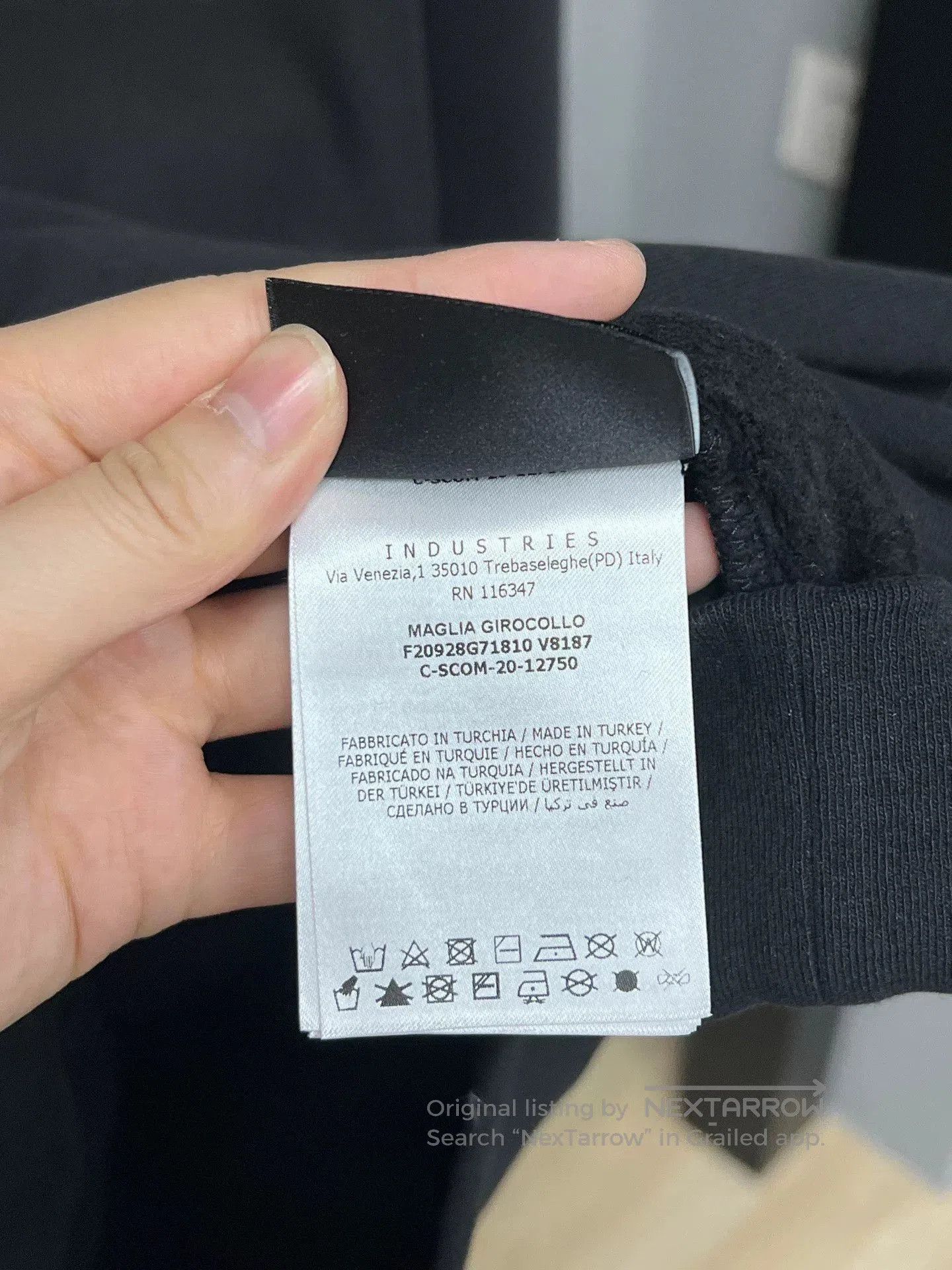 Moncler black logo sweatshirt by Moncler. Size US L / EU 52-54 / 3 - 4 Thumbnail