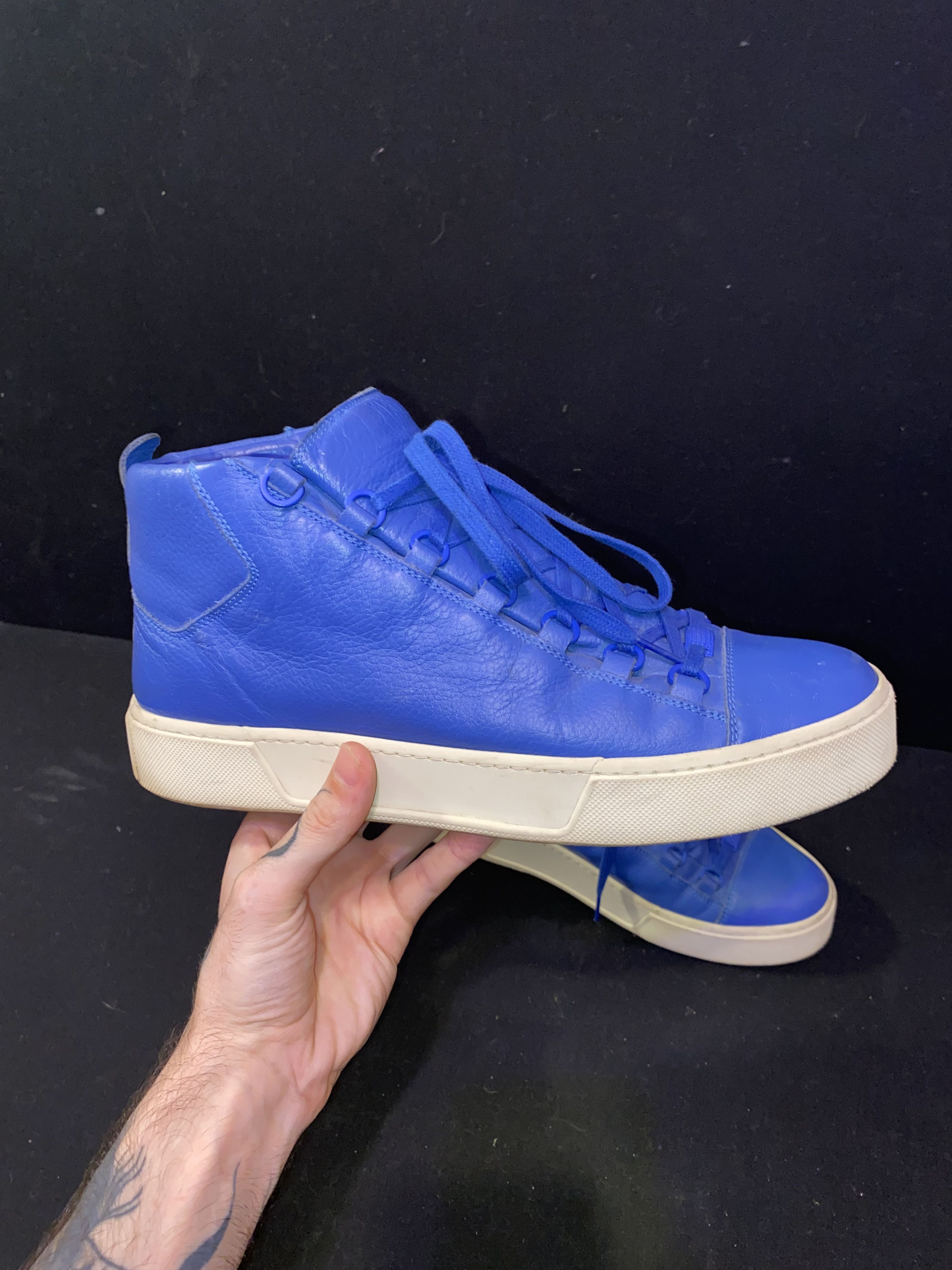 Balenciaga Balenciaga Arena Low-Top Sneaker Blue Size US 10 / EU 43 - 2 Thumbnail