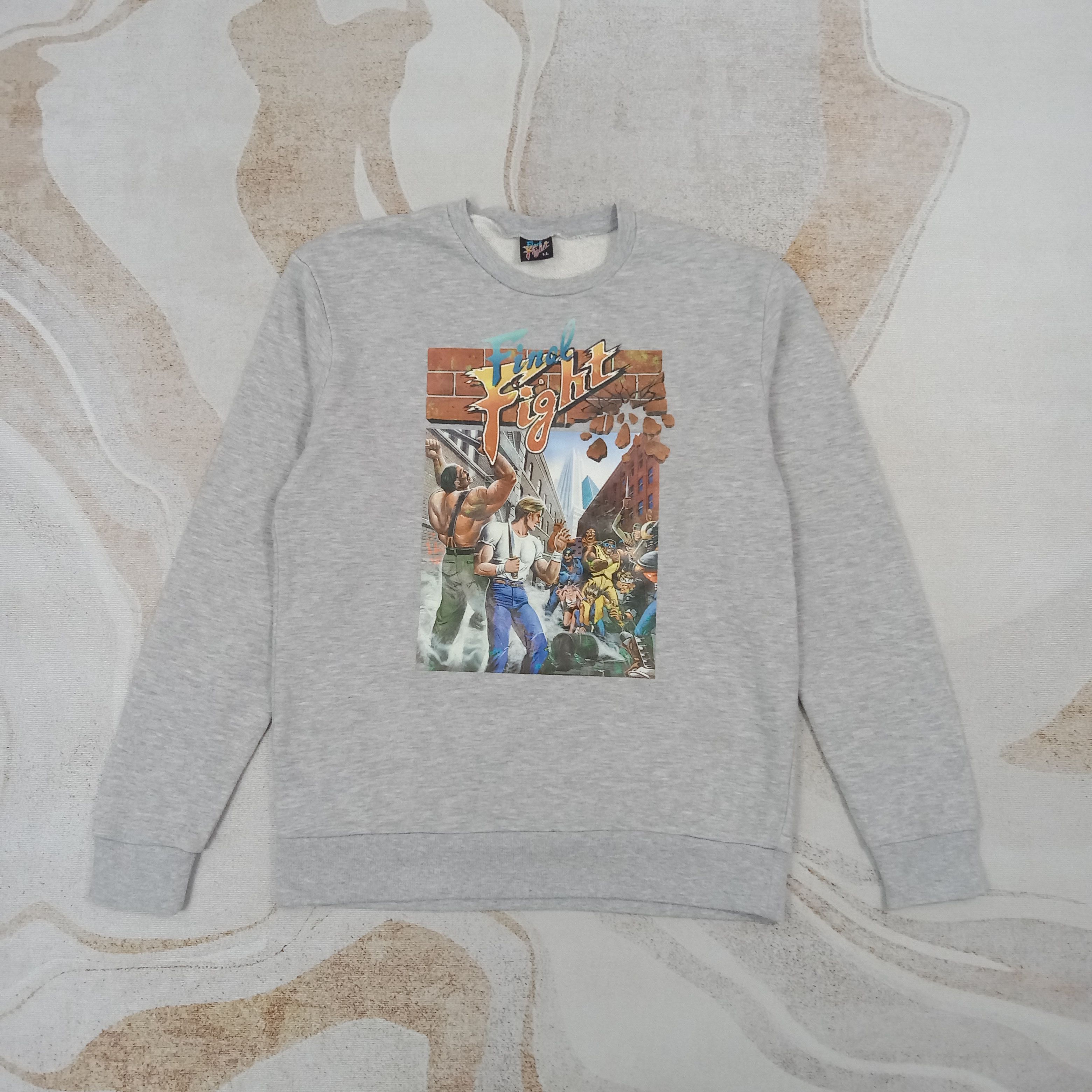 Japanese Brand Capcom Final Fight Arcade Video Game Sweatshirt C268N28 Size US M / EU 48-50 / 2 - 1 Thumbnail