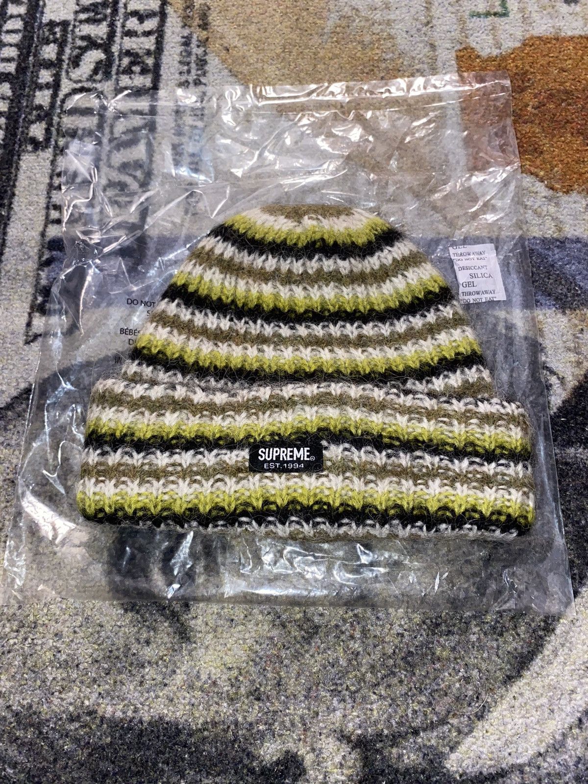 Supreme Supreme Loose Stripe Beanie | Grailed