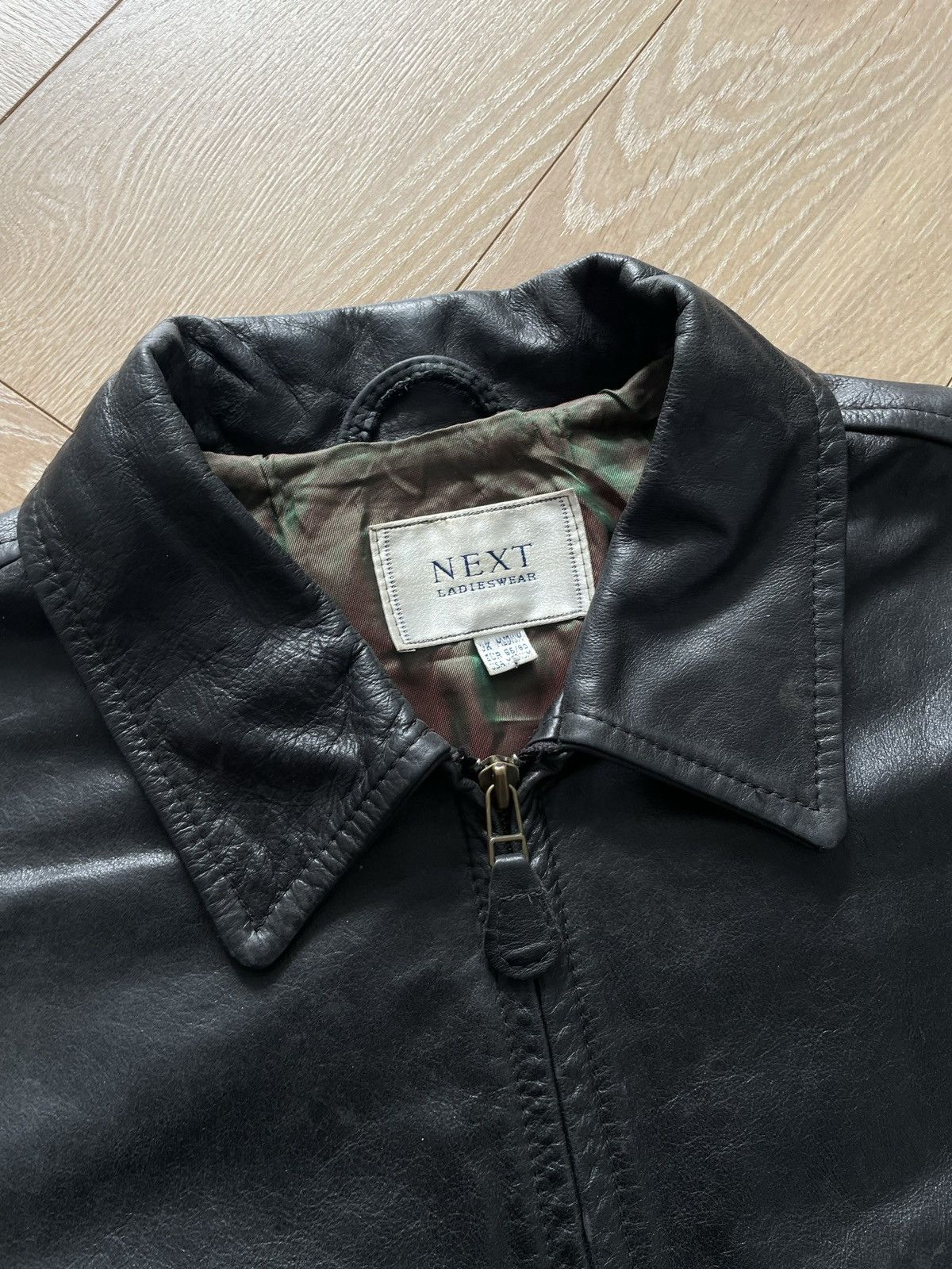 Vintage Vintage Y2k Black Leather Oversize Bomber Jacket Avant Garde Size US M / EU 48-50 / 2 - 5 Thumbnail