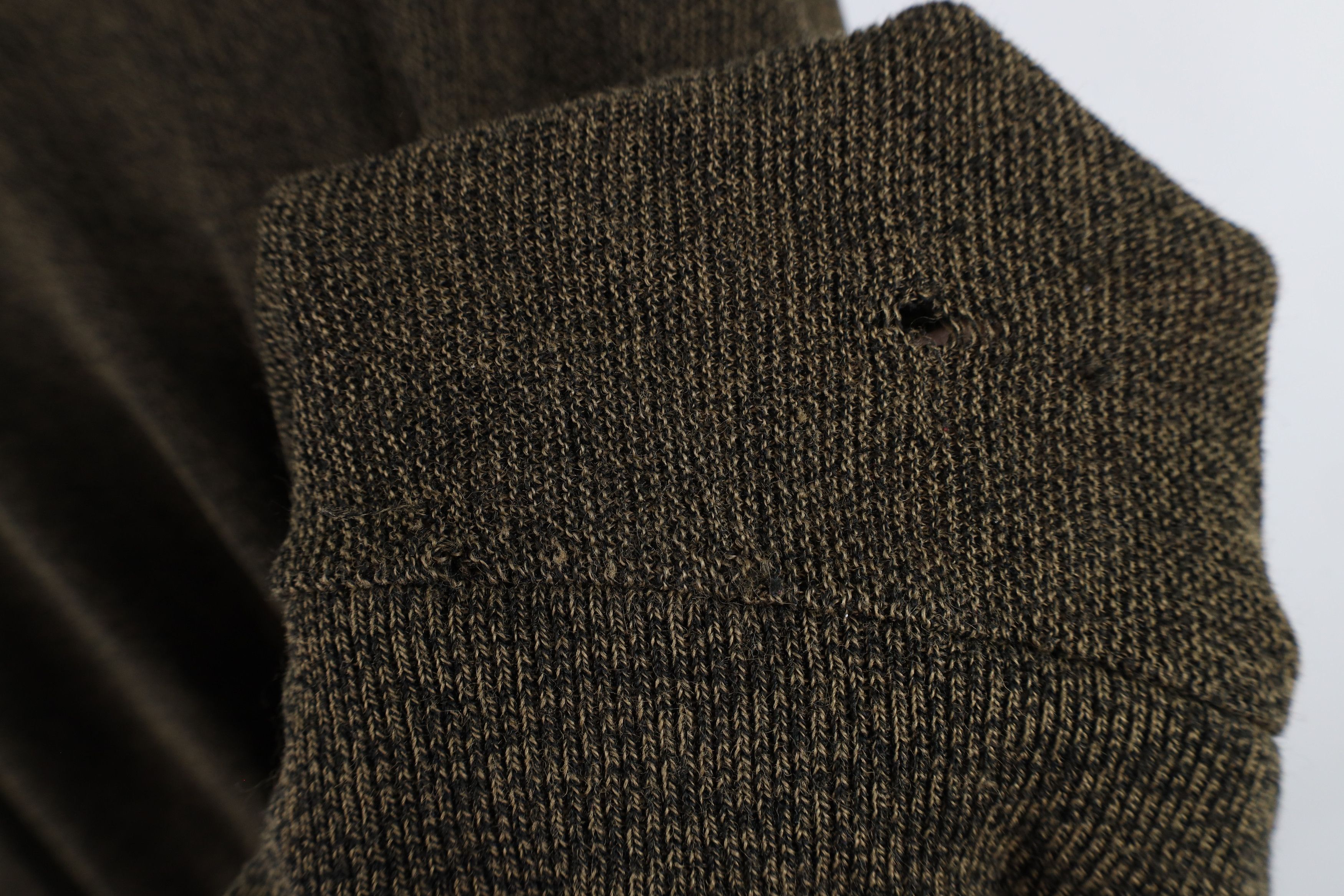Vintage Vintage 90s Streetwear Cardigan Sweater Heather Brown USA Size US XL / EU 56 / 4 - 9 Thumbnail