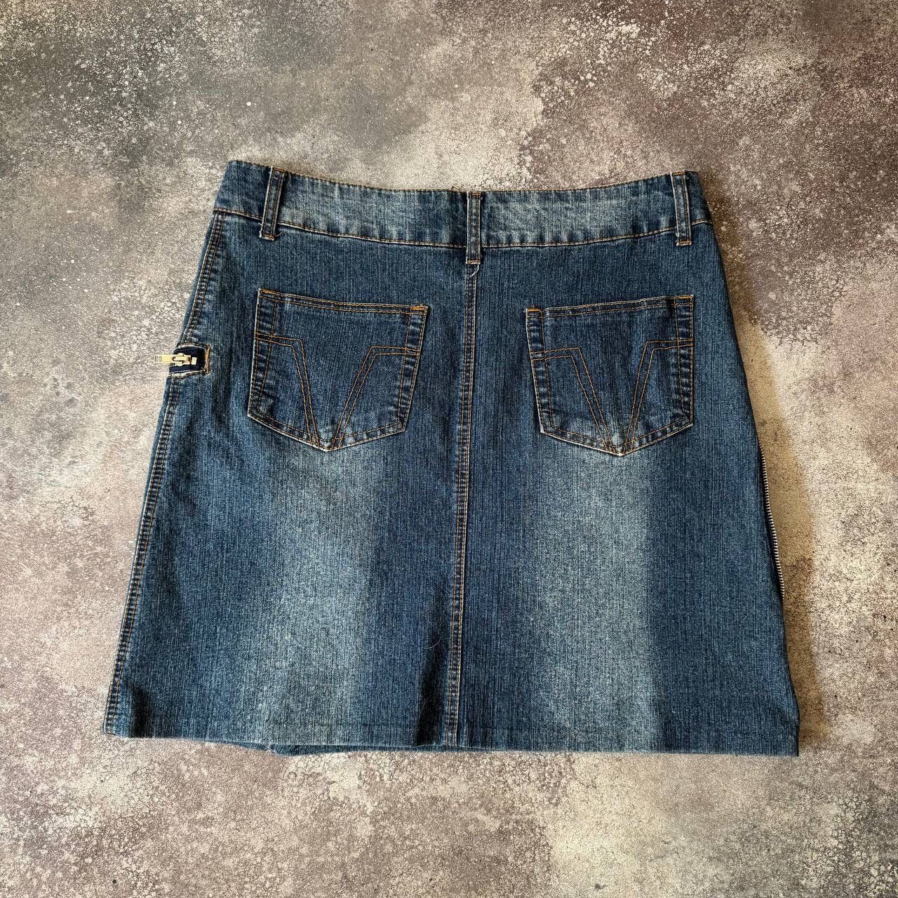Hysteric Glamour × If Six Was Nine × Japanese Brand Avant Garde Zip Details Multipocket Midi Skirt Size 32" / US 10 / IT 46 - 6 Thumbnail