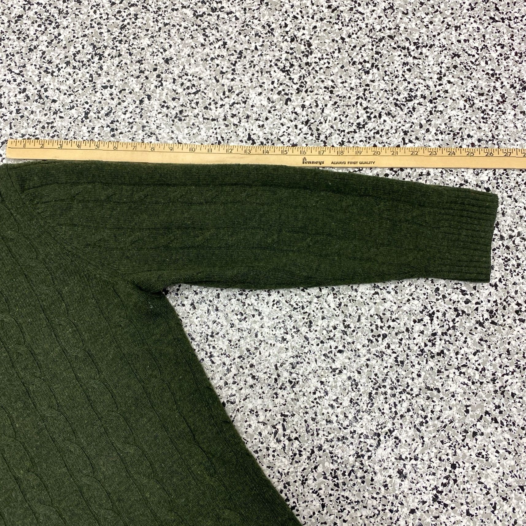 Brooks Brothers VINTAGE Brooks Brothers Men’s 1/4 Zip Sweater XXL 100% Wool Green Size US XXL / EU 58 / 5 - 3 Thumbnail