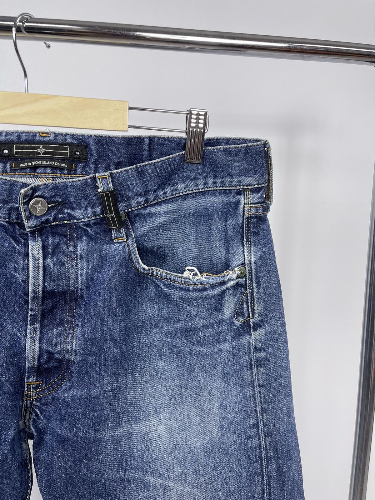 Stone Island Stone Island Denim Jeans Size 34 Vintage Made in Italy Size US 34 / EU 50 - 3 Thumbnail