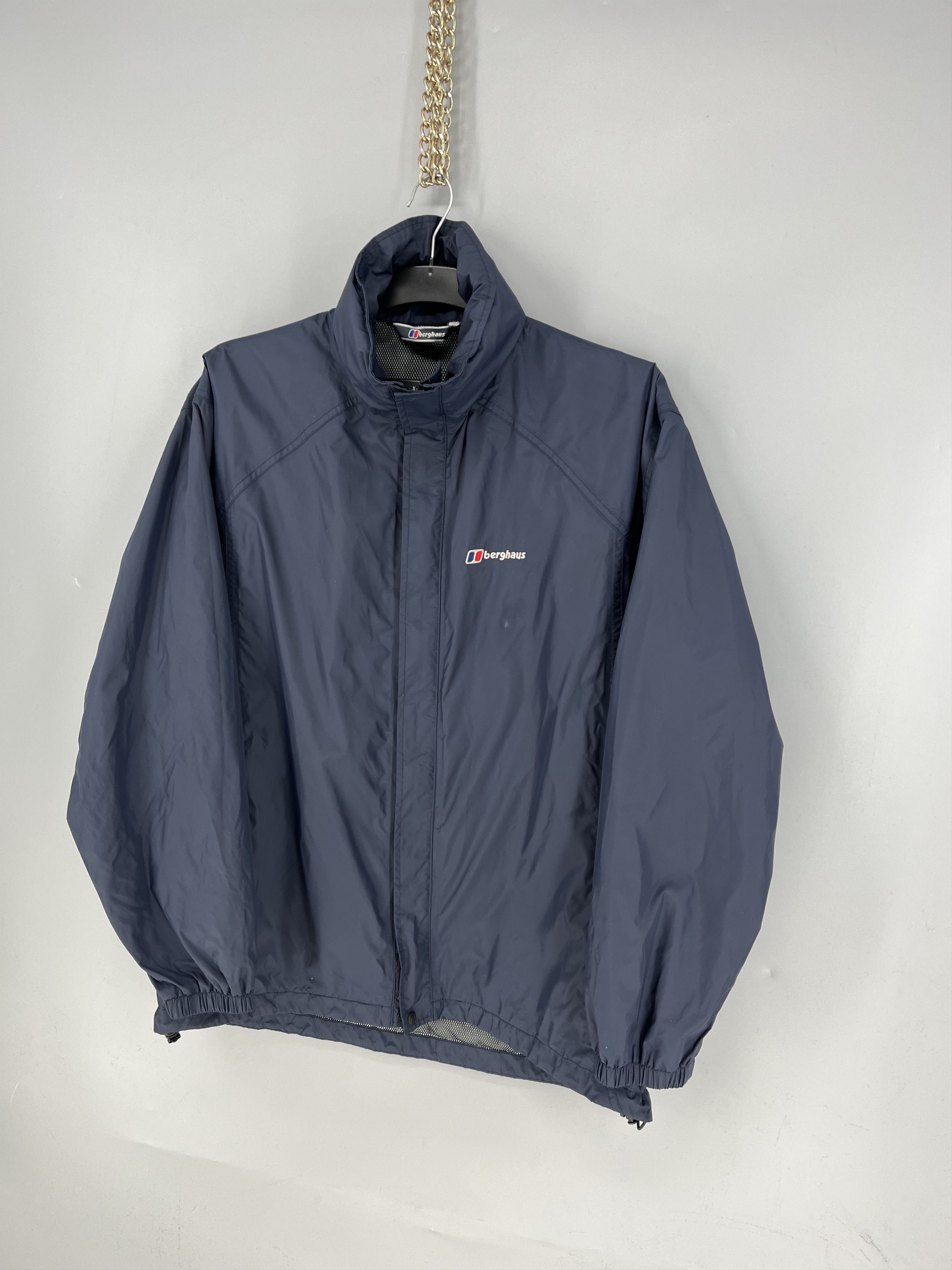 Berghaus Berghaus Aquafoil Waterproof Jacket Coat Blue Mens Size Size L / US 10 / IT 46 - 3 Thumbnail