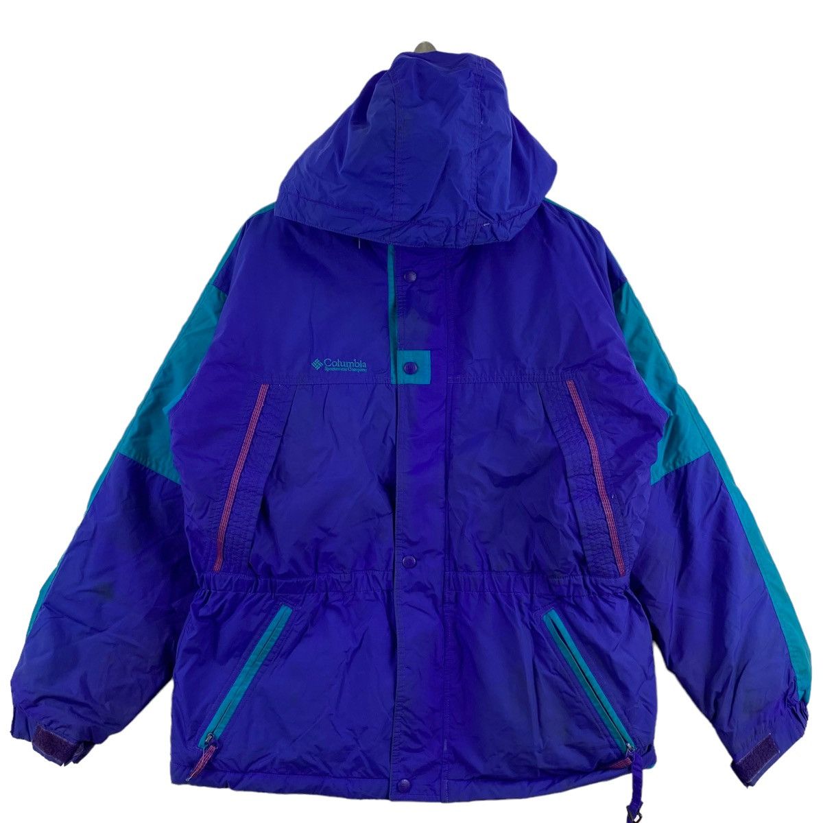 Columbia COLUMBIA Sportswear Outdoor Ski Blue Hooded Jacket Size US M / EU 48-50 / 2 - 1 Thumbnail
