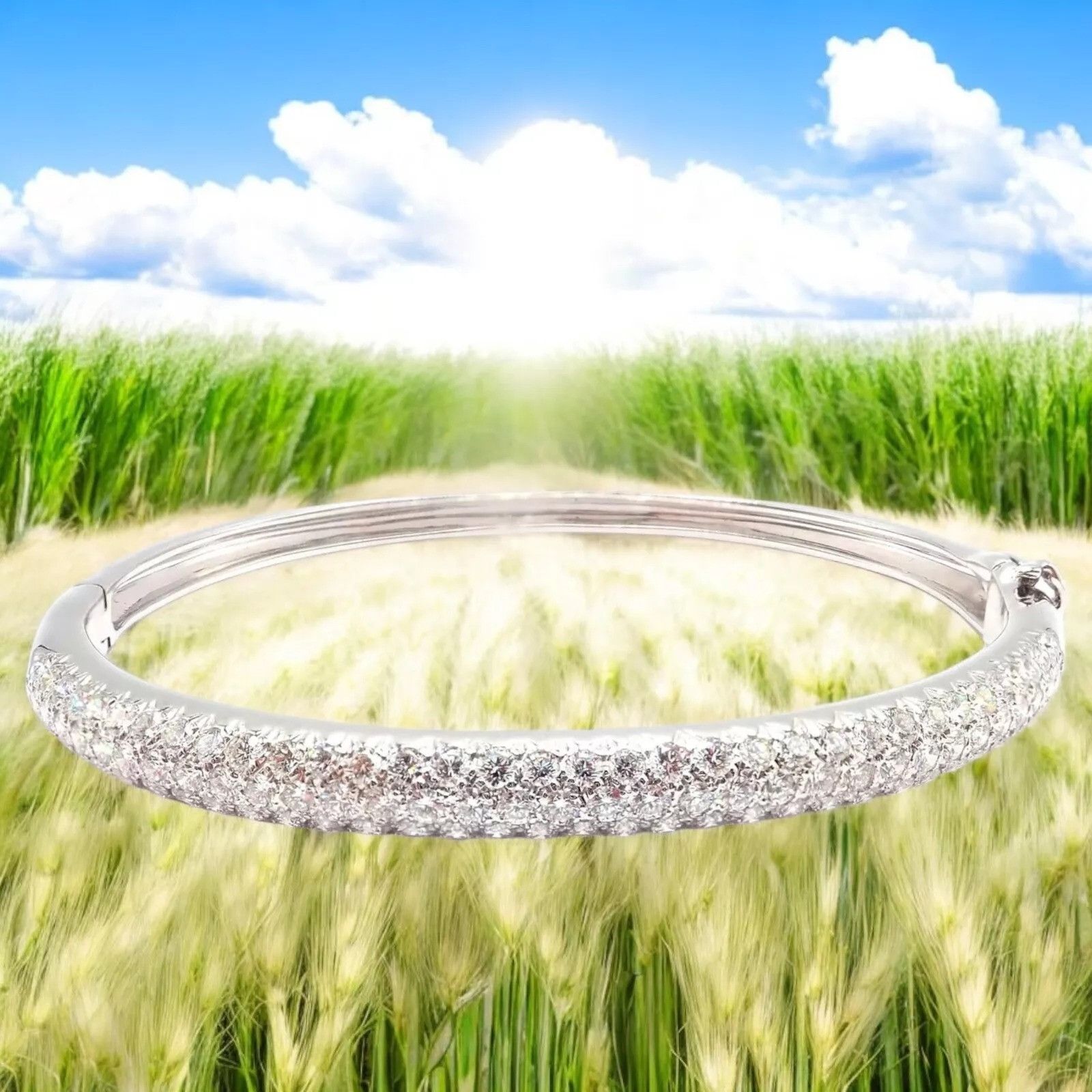Van Cleef & Arpels Van Cleef & Arpels 18k White Gold Bangle Bracelet Paper Size ONE SIZE - 2 Thumbnail