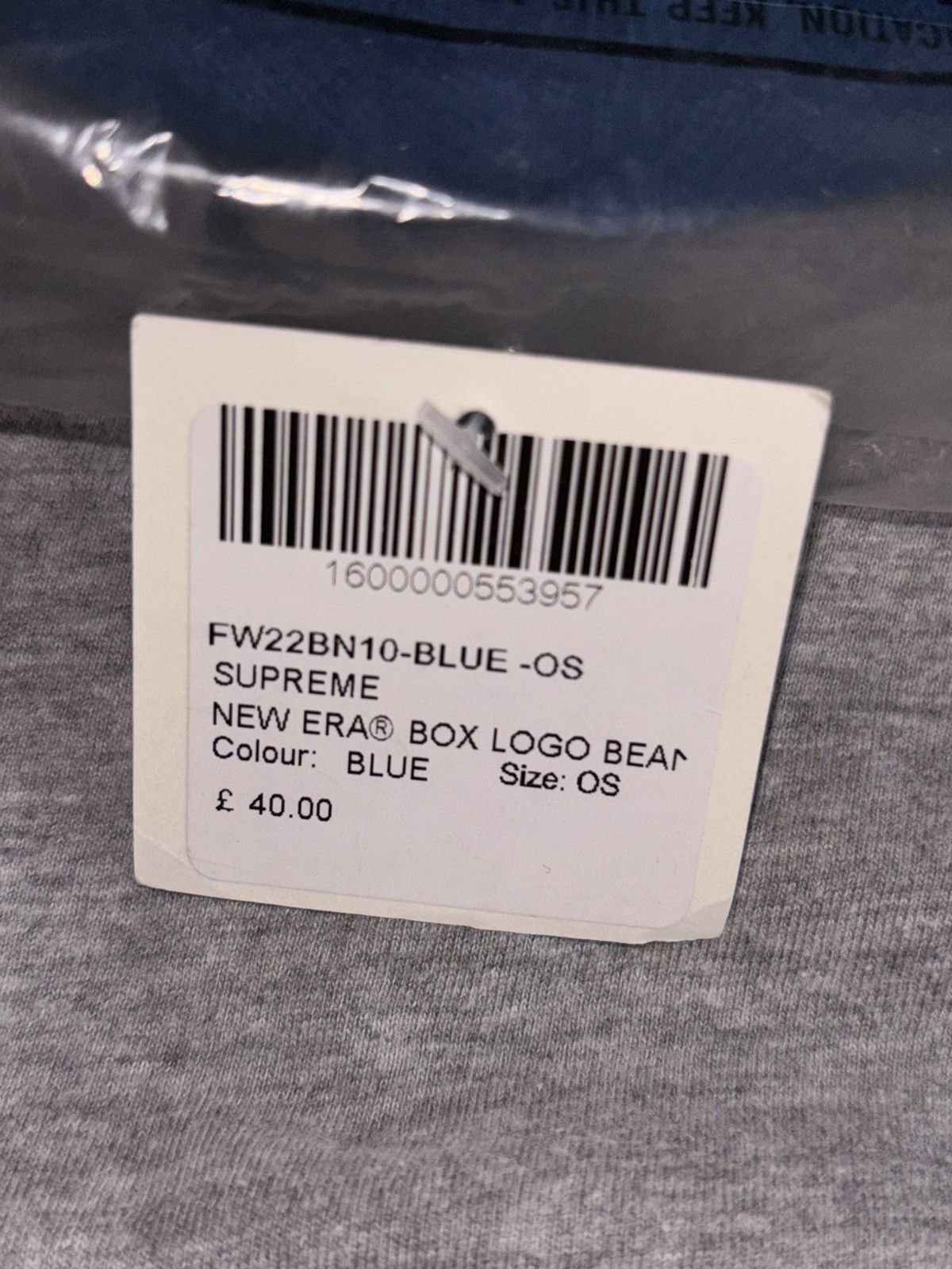 Supreme -SHIPS NOW✅- Supreme Beanie Blue New Tagged Size 40 - 3 Thumbnail