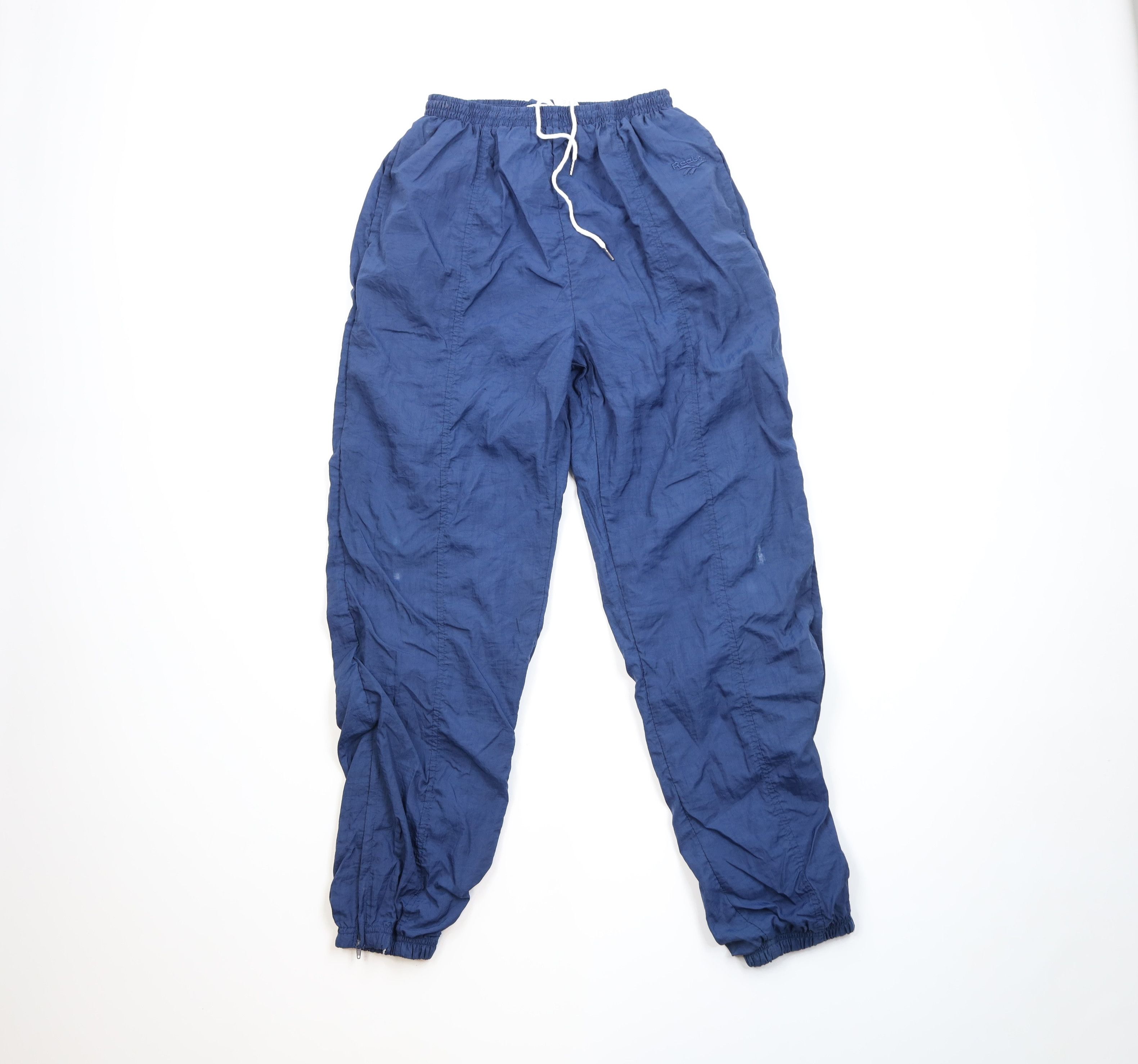 Reebok Vintage 90s Reebok Spell Out Lined Windbreaker Joggers Pants Size US 36 / EU 52 - 1 Thumbnail