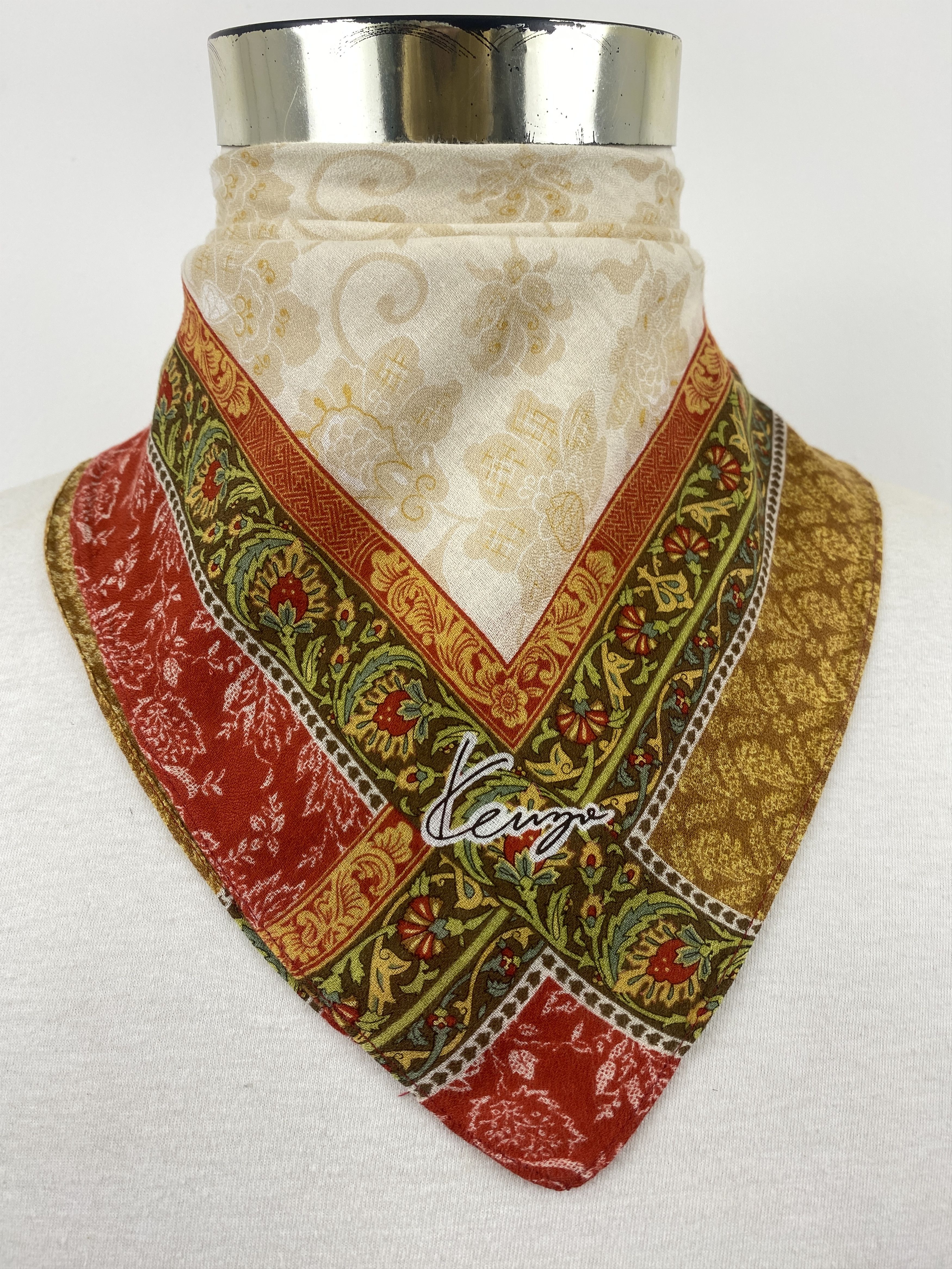 Kenzo Vintage Kenzo Handkerchief / Neckerchief / Bandana HKC0763 Size ONE SIZE - 2 Thumbnail
