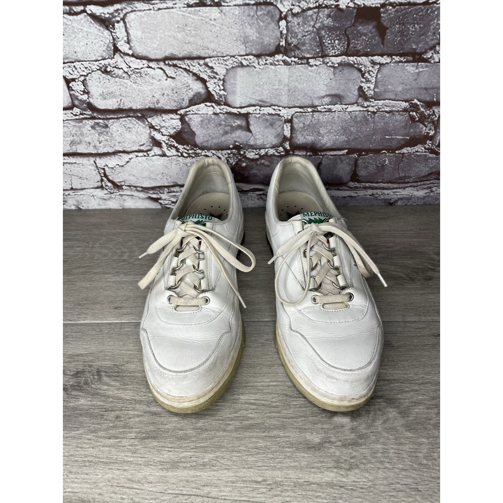 Mephisto Mephisto RunOff Air Bag System White Leather Lace Up Shoes W Size US 9 / IT 39 - 16 Thumbnail