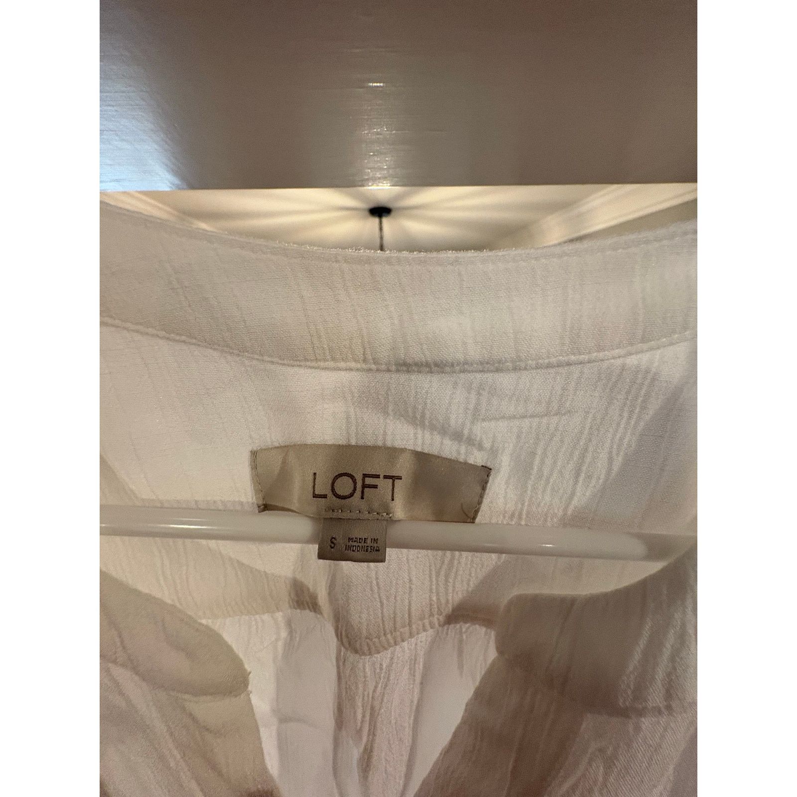 Loft LOFT Women’s Button Front Blouse Size Small Short Sleeve Size S / US 4 / IT 40 - 4 Thumbnail