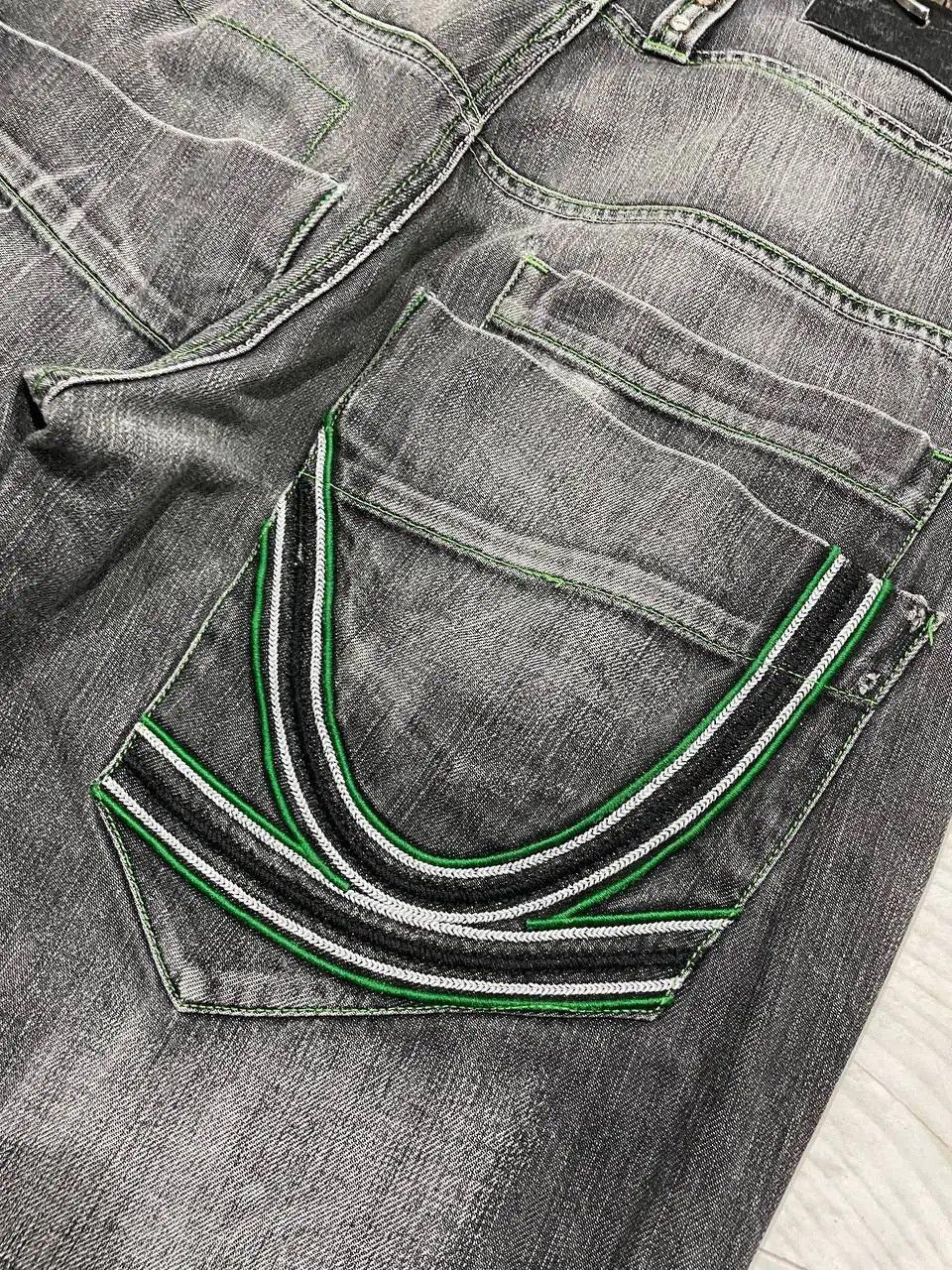 Karl Kani Vintage Karl Kani Denim Jeans 90s Baggy Rap Big Logo Y2K Size US 36 / EU 52 - 6 Thumbnail