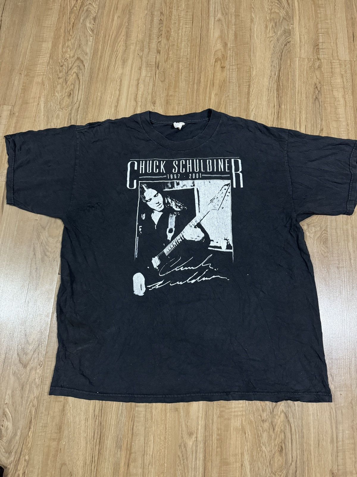 Band Tees × Vintage 2010 Chuck Schuldiner Death Metal Band Death Tshirt Size US L / EU 52-54 / 3 - 1 Thumbnail